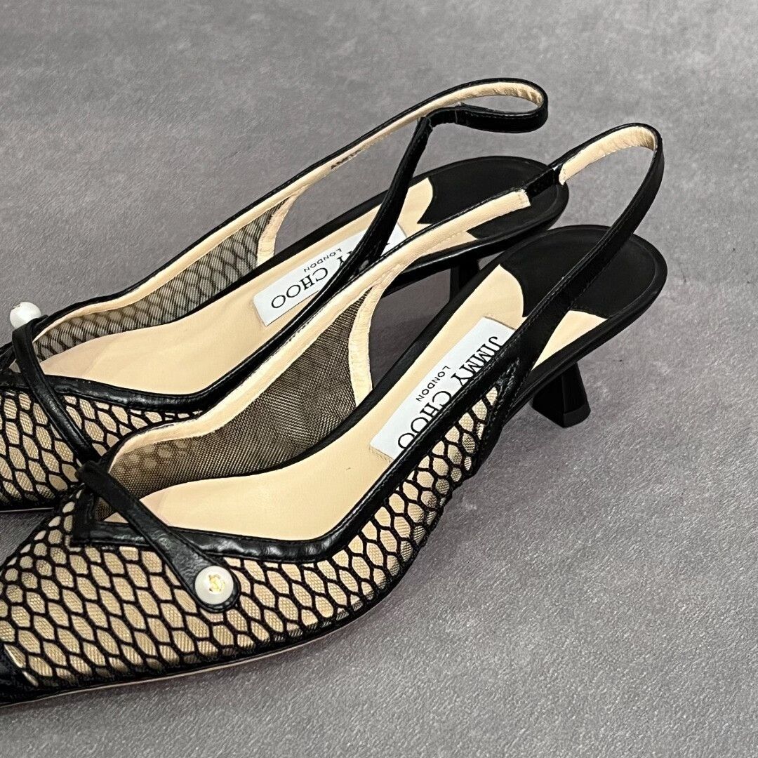 Jimmy Choo Jimmy Choo Leather Sandals us_5 Women Size US 5 / IT 35 - 2 Thumbnail