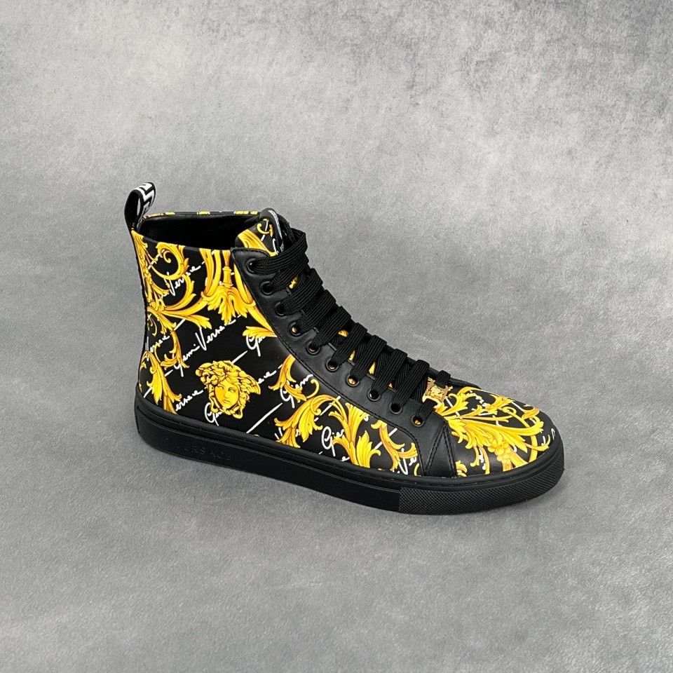 Versace Versace Casual Hitop Sneakers 10 Men Size US 10 / EU 43 - 4 Thumbnail