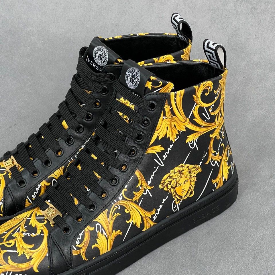 Versace Versace Casual Hitop Sneakers 10 Men Size US 10 / EU 43 - 2 Thumbnail