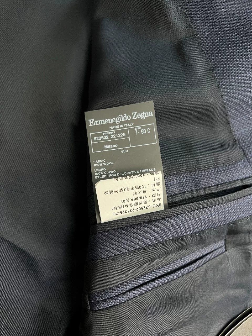 Ermenegildo Zegna Ermenegildo Zegna Retro Wool Suit 40r Men Size 40R - 8 Thumbnail