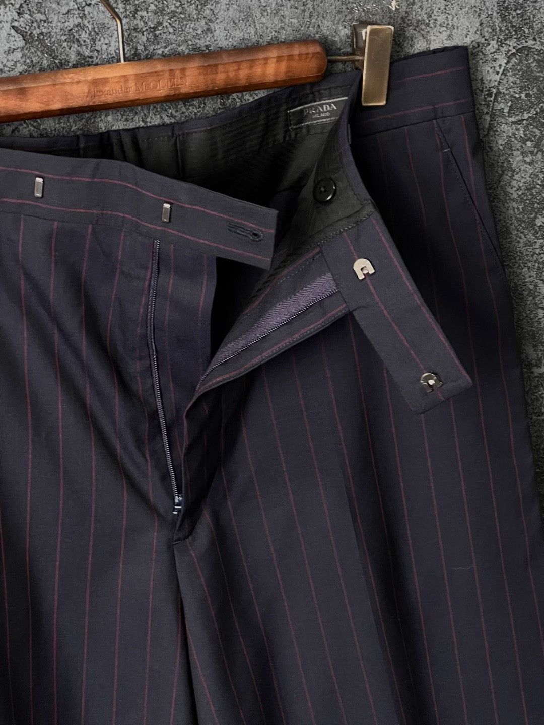 Prada Prada Casual Wool Blue Casual Pants 32 Men Size US 32 / EU 48 - 5 Thumbnail