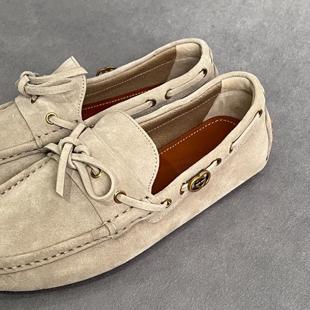 Gucci Gucci Leather Gray Lowtop Sneakers 6 Men Size US 6 / EU 39 - 2 Thumbnail