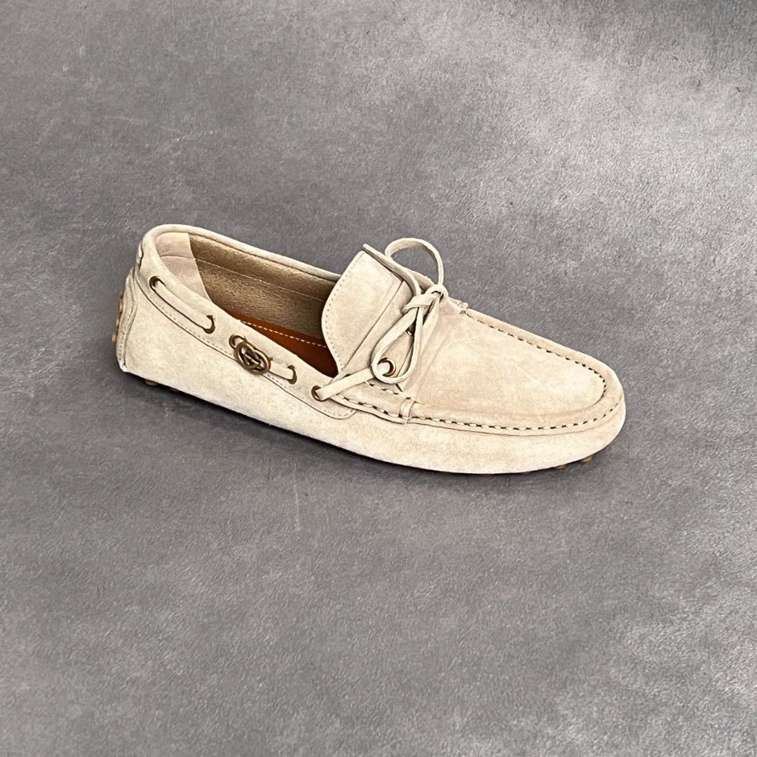 Gucci Gucci Leather Gray Lowtop Sneakers 6 Men Size US 6 / EU 39 - 4 Thumbnail