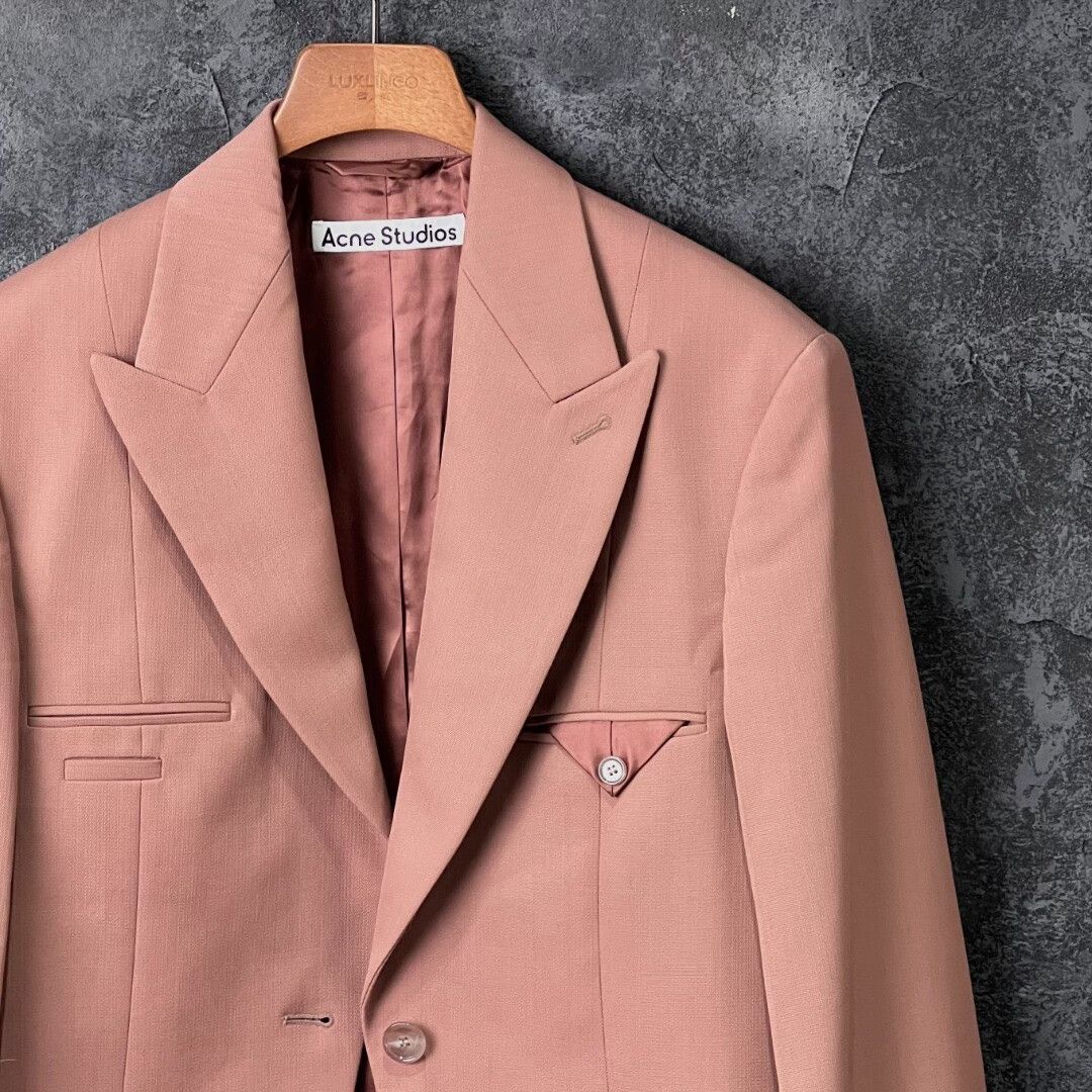 Acne Studios Acne Studios Casual Pink Suit 40r Men Size 40R - 3 Thumbnail