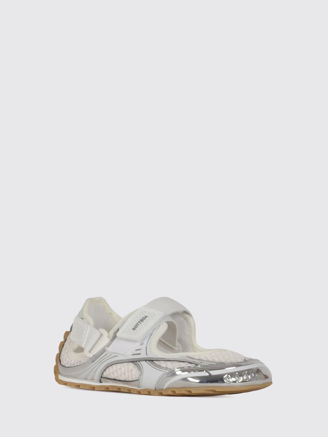 Bottega Veneta Bottega Veneta Sneakers Woman Silver Size US 5 / IT 35 - 2 Thumbnail