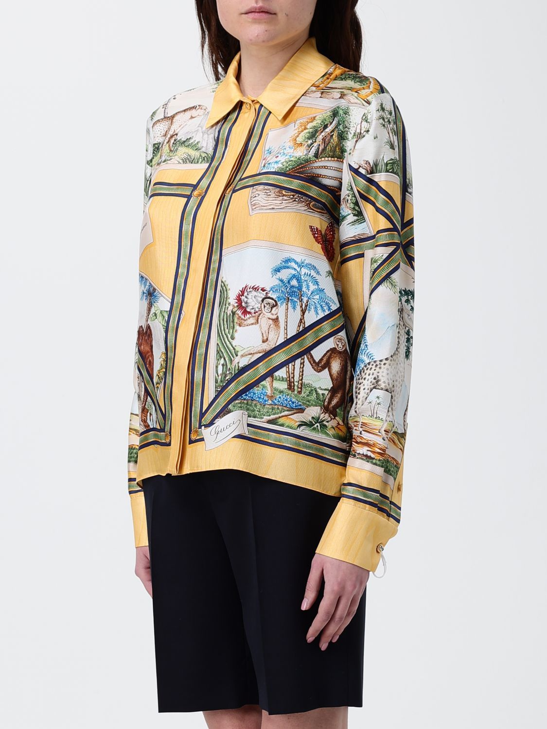 Gucci Gucci Shirt Woman Yellow Size M / US 6-8 / IT 42-44 - 4 Thumbnail