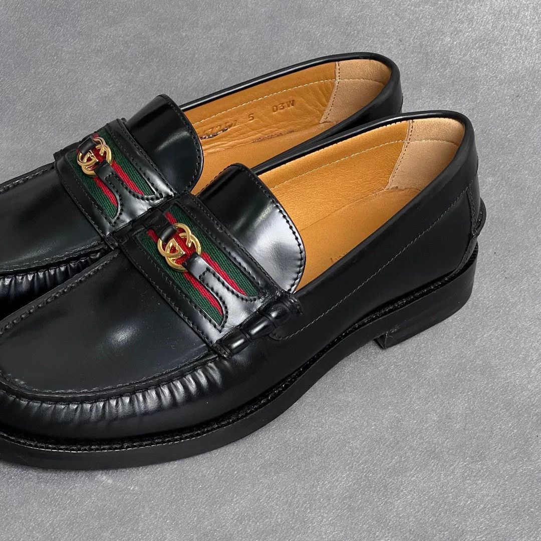 Gucci Gucci Retro Black Lowtop Sneakers 6 Men Size US 6 / EU 39 - 4 Thumbnail