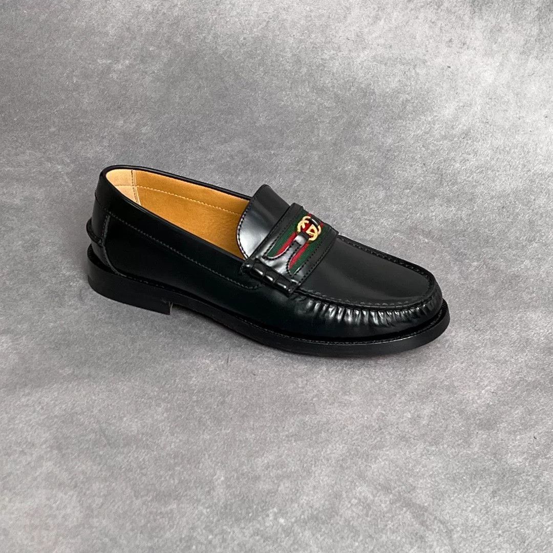 Gucci Gucci Retro Black Lowtop Sneakers 6 Men Size US 6 / EU 39 - 5 Thumbnail