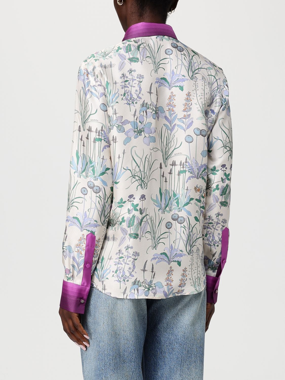 Gucci Gucci Shirt Woman Ivory Size S / US 4 / IT 40 - 3 Thumbnail