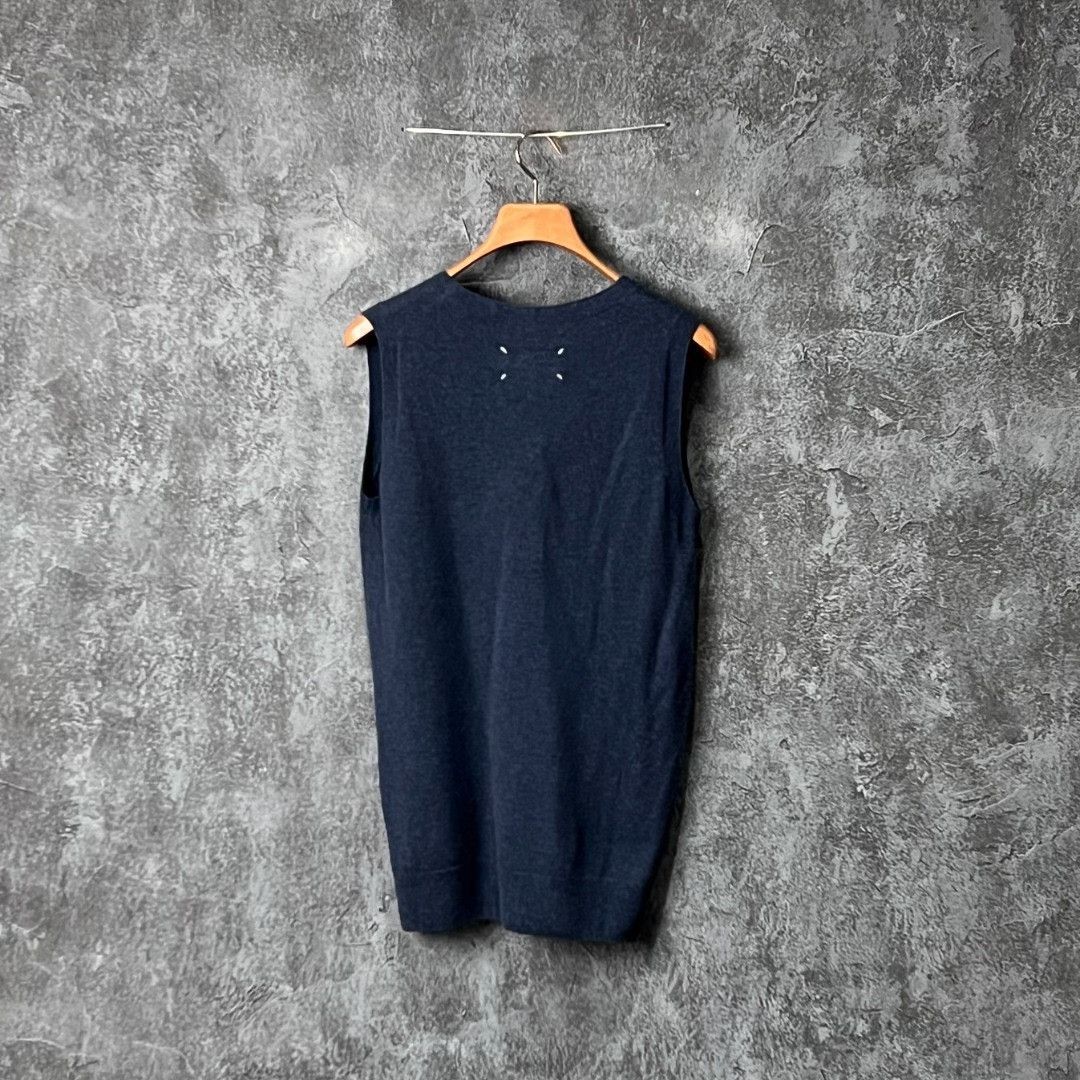 Maison Margiela Maison Margiela Wool Blue Vest M Women Size M / US 6-8 / IT 42-44 - 2 Thumbnail