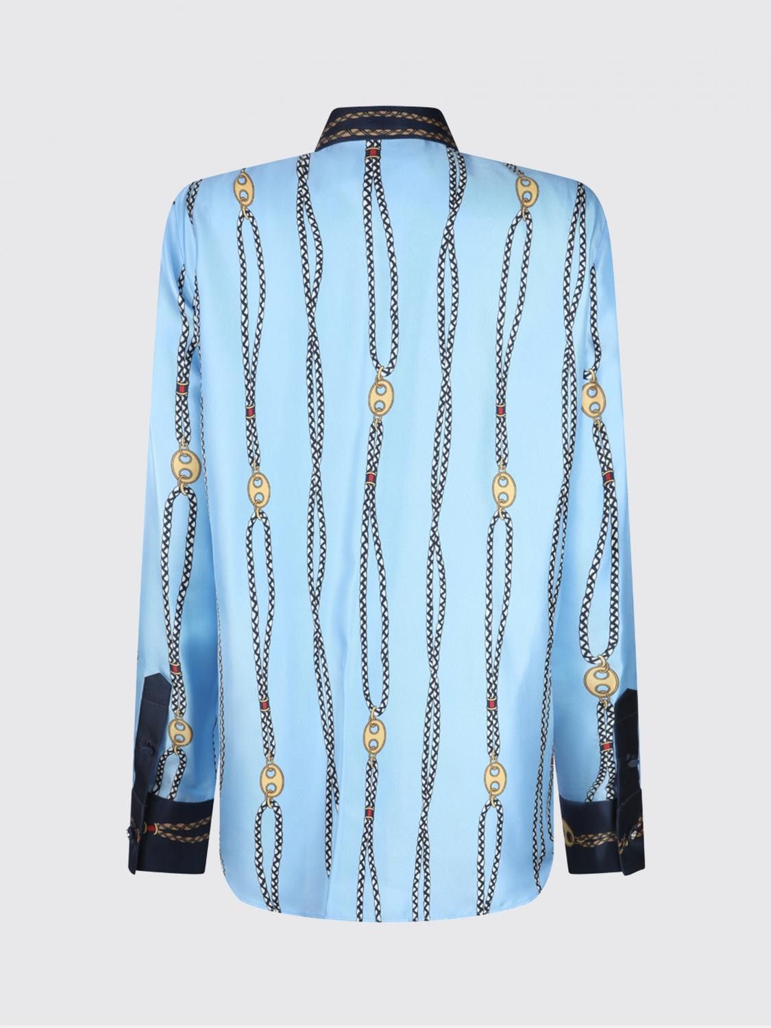 Gucci Gucci Shirt Woman Gnawed Blue Size M / US 6-8 / IT 42-44 - 3 Thumbnail