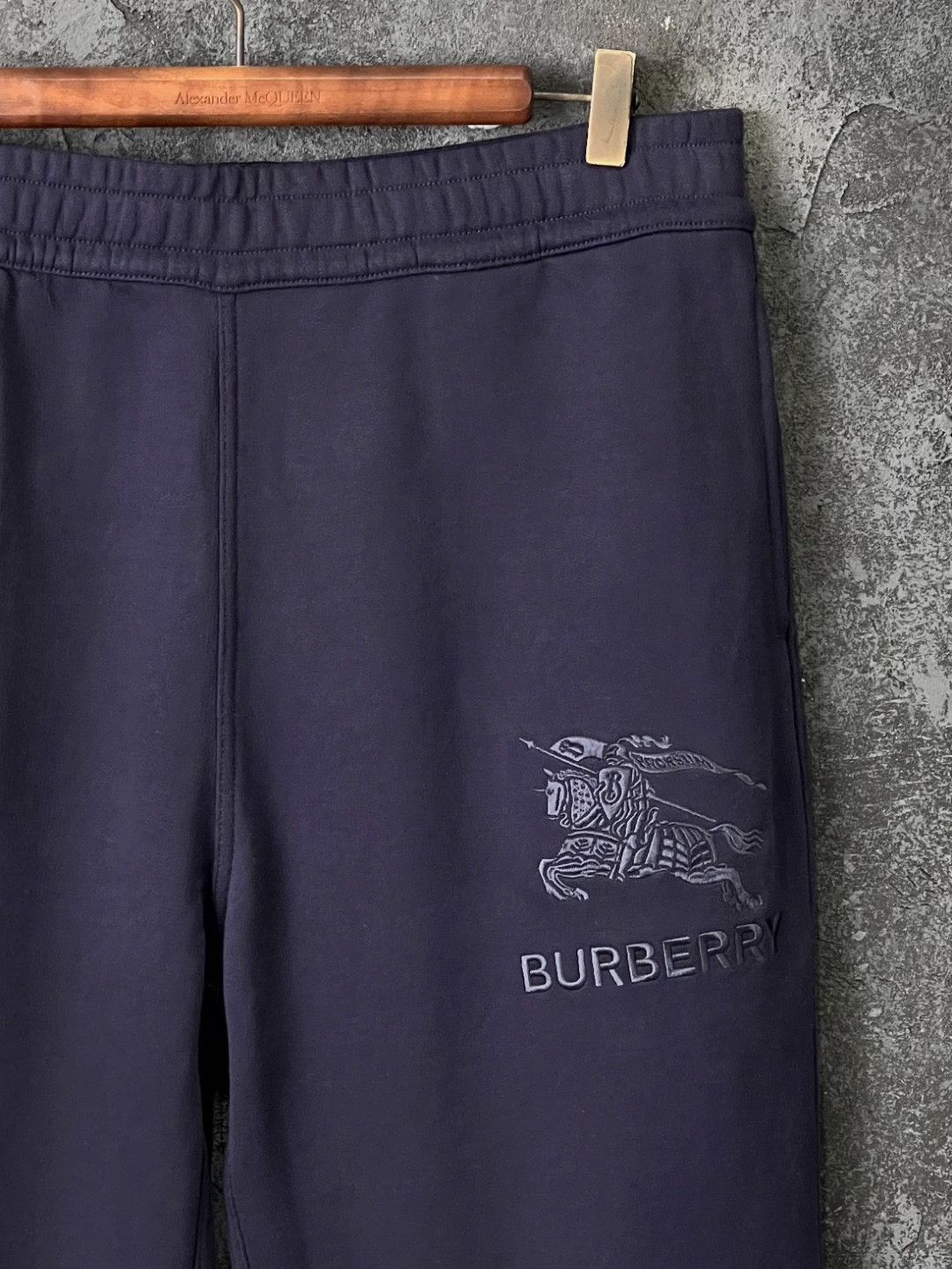 Burberry Burberry Cotton Embroidered Blue Casual Pants 32 Men Size US 32 / EU 48 - 3 Thumbnail