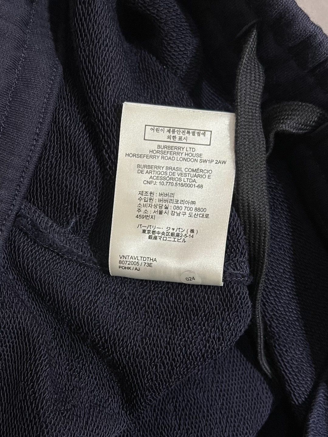 Burberry Burberry Cotton Embroidered Blue Casual Pants 32 Men Size US 32 / EU 48 - 7 Thumbnail