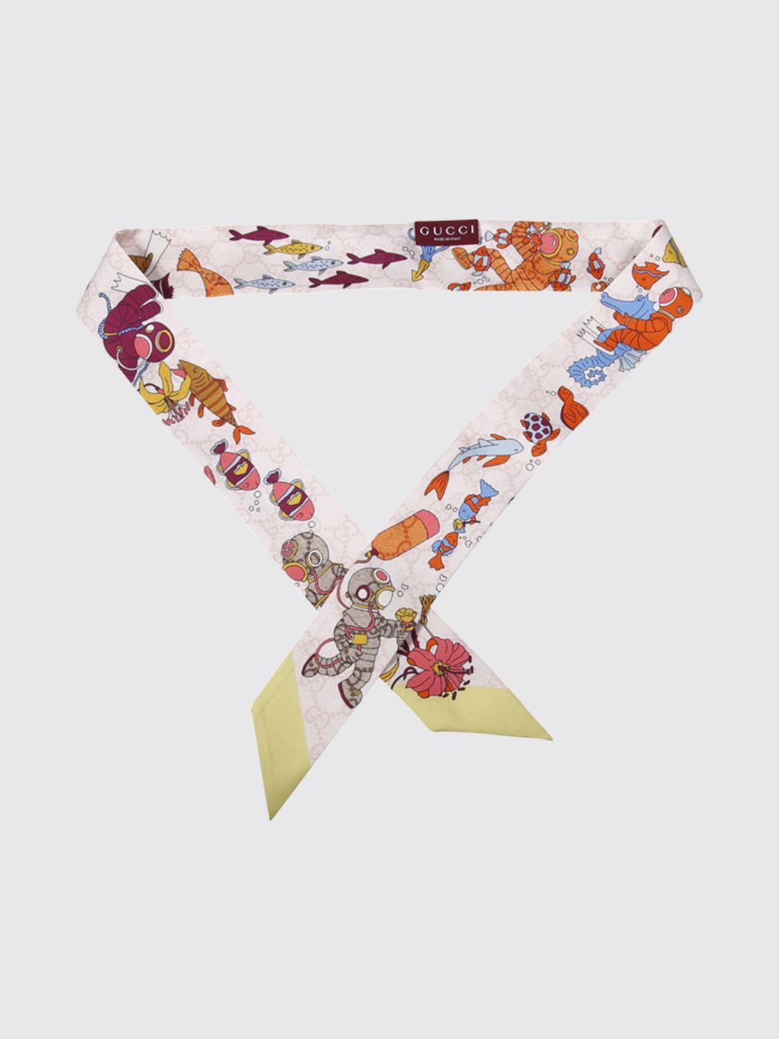Gucci Gucci Neck Scarf Woman Pink Size ONE SIZE - 2 Thumbnail