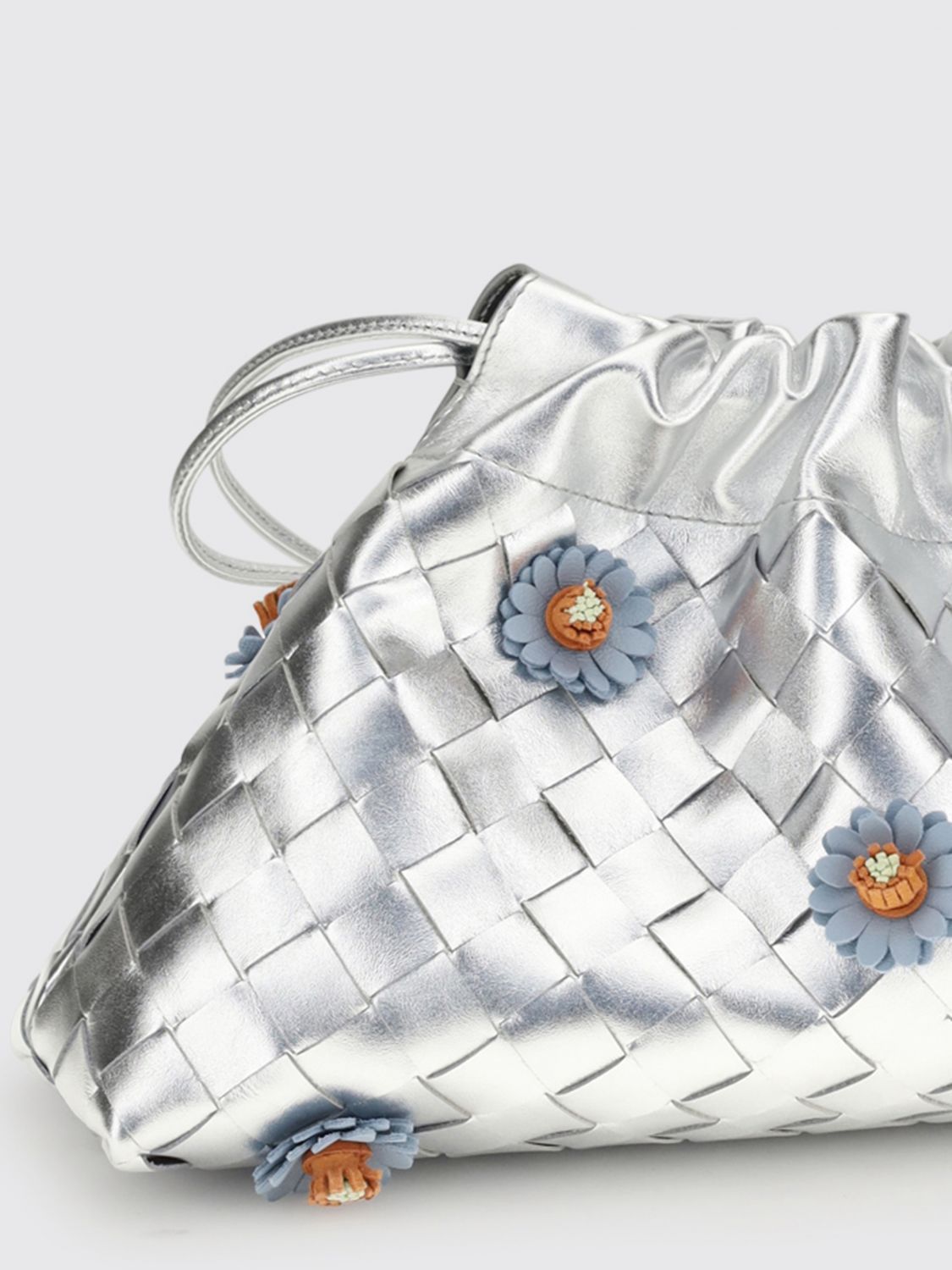 Bottega Veneta Bottega Veneta Mini Bag Woman Silver Size ONE SIZE - 3 Thumbnail
