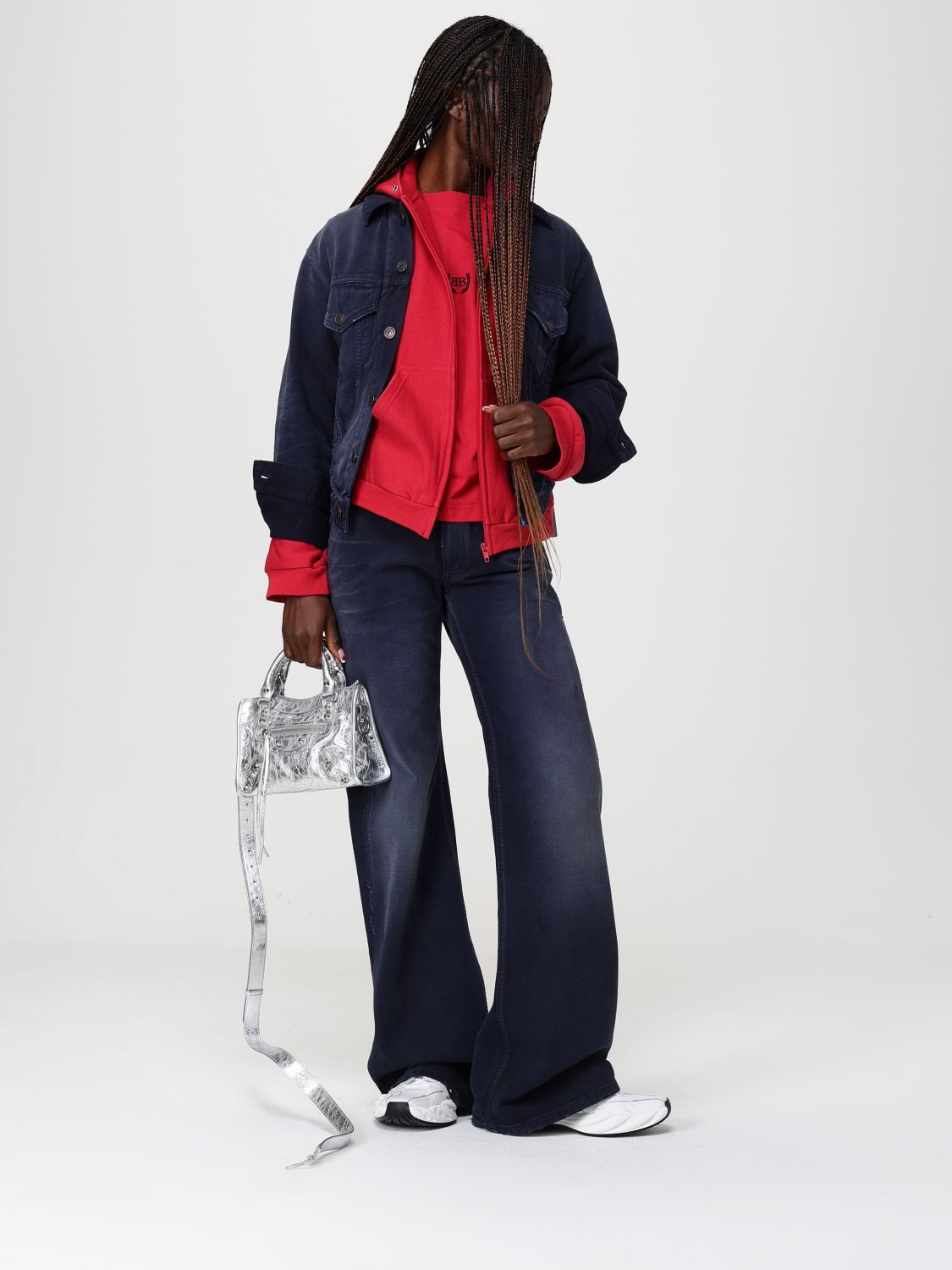 Balenciaga Balenciaga Jacket Woman Navy Size S / US 4 / IT 40 - 2 Thumbnail