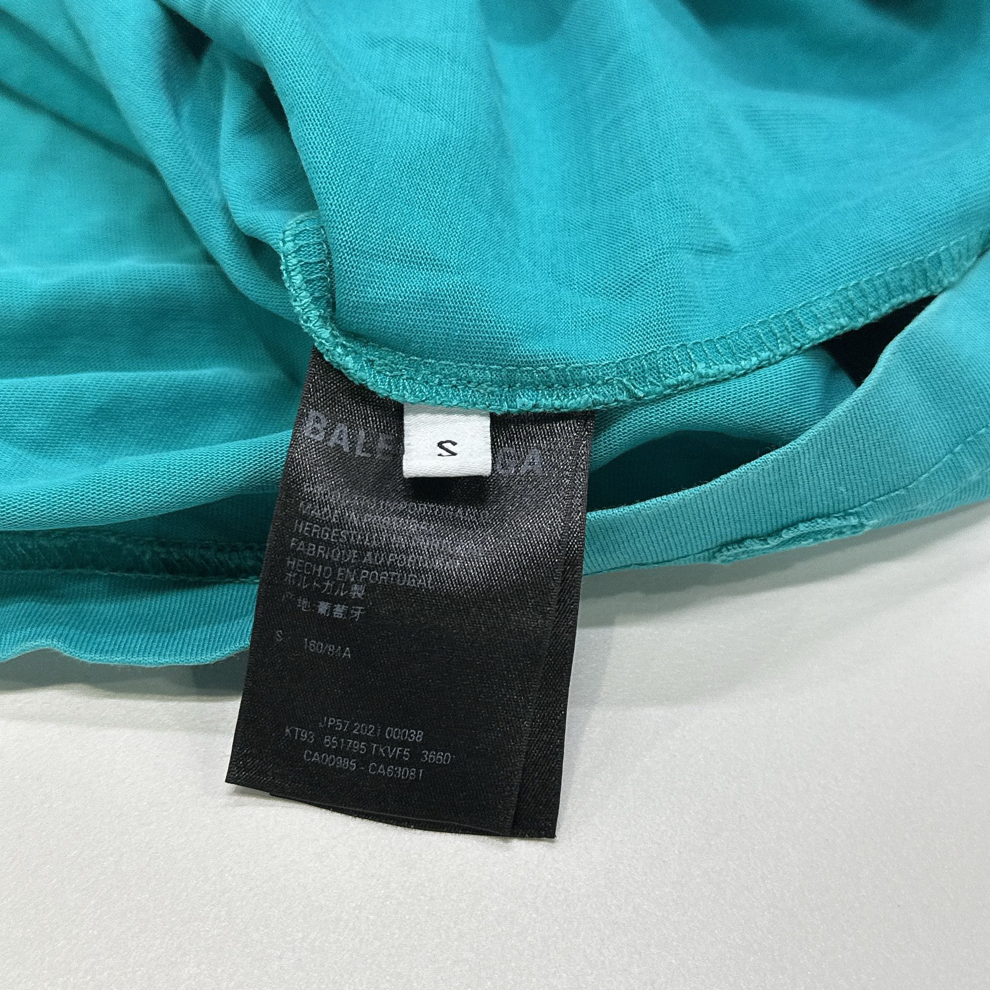 Balenciaga Balenciaga Mosaic BB Logo Distressed T-Shirt Size S Size US S / EU 44-46 / 1 - 5 Thumbnail