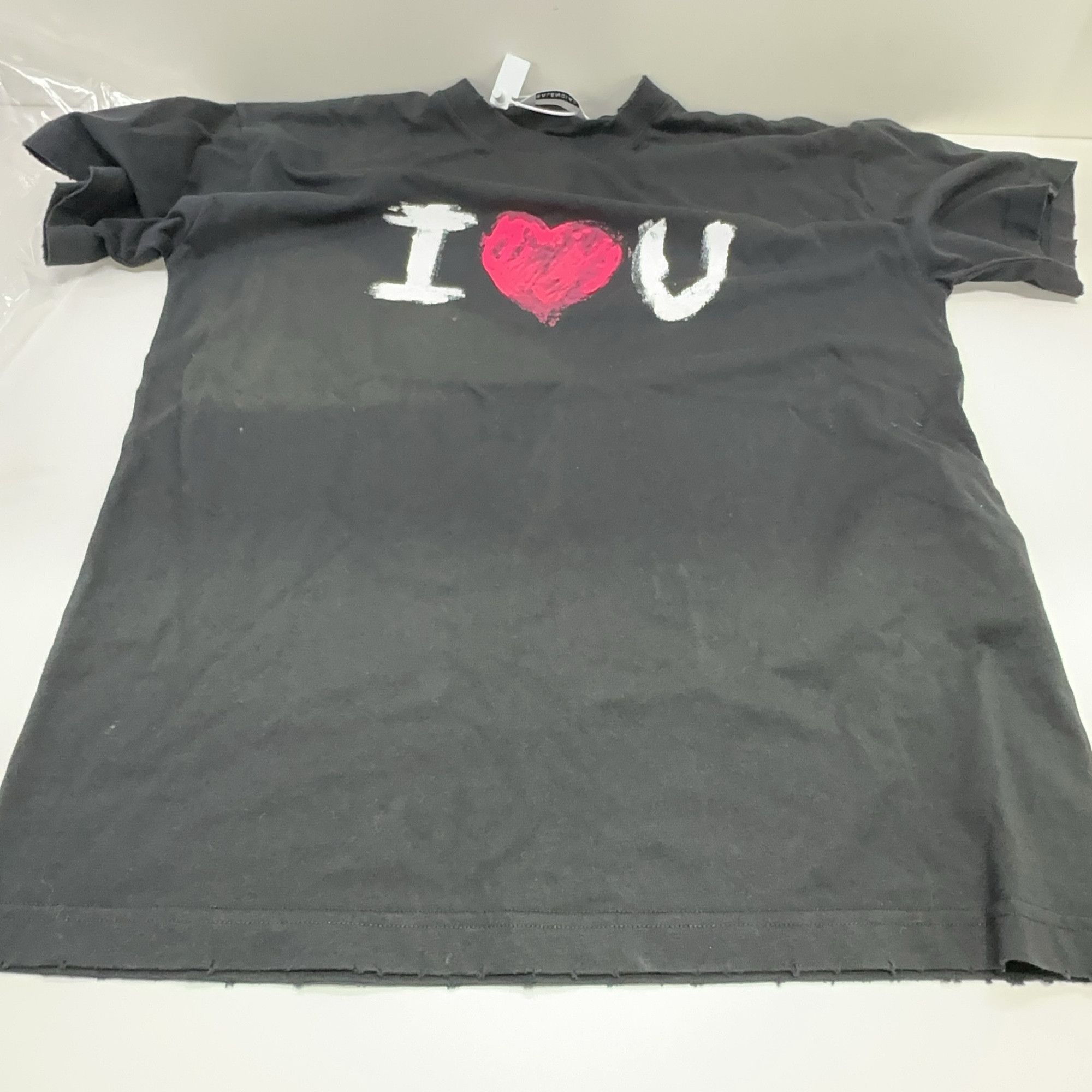 Balenciaga Balenciaga I Love U Print T-Shirt Size S Size US S / EU 44-46 / 1 - 8 Thumbnail