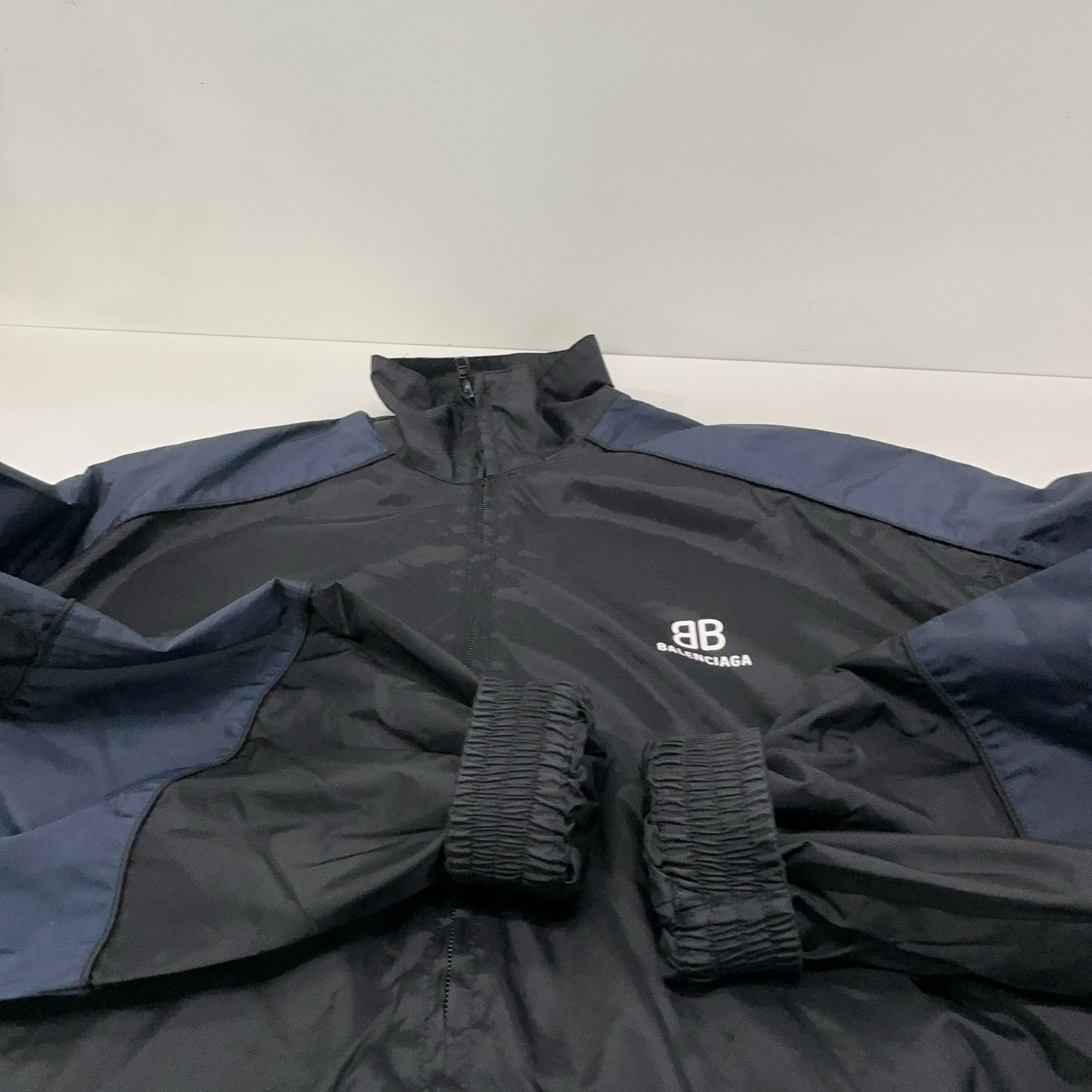 Balenciaga Balenciaga Colorblock Nylon Track Jacket 44 Size US S / EU 44-46 / 1 - 9 Thumbnail