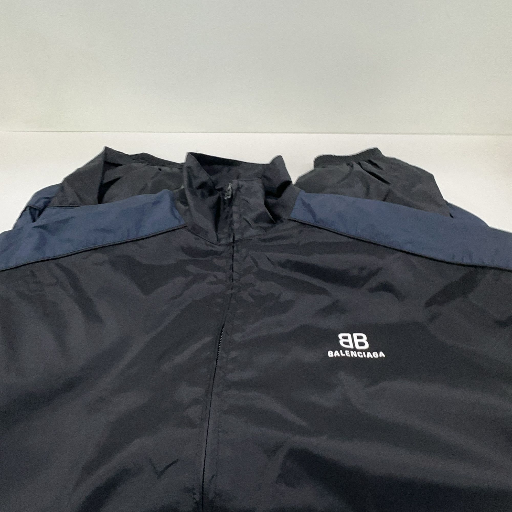 Balenciaga Balenciaga Colorblock Nylon Track Jacket 44 Size US S / EU 44-46 / 1 - 8 Thumbnail