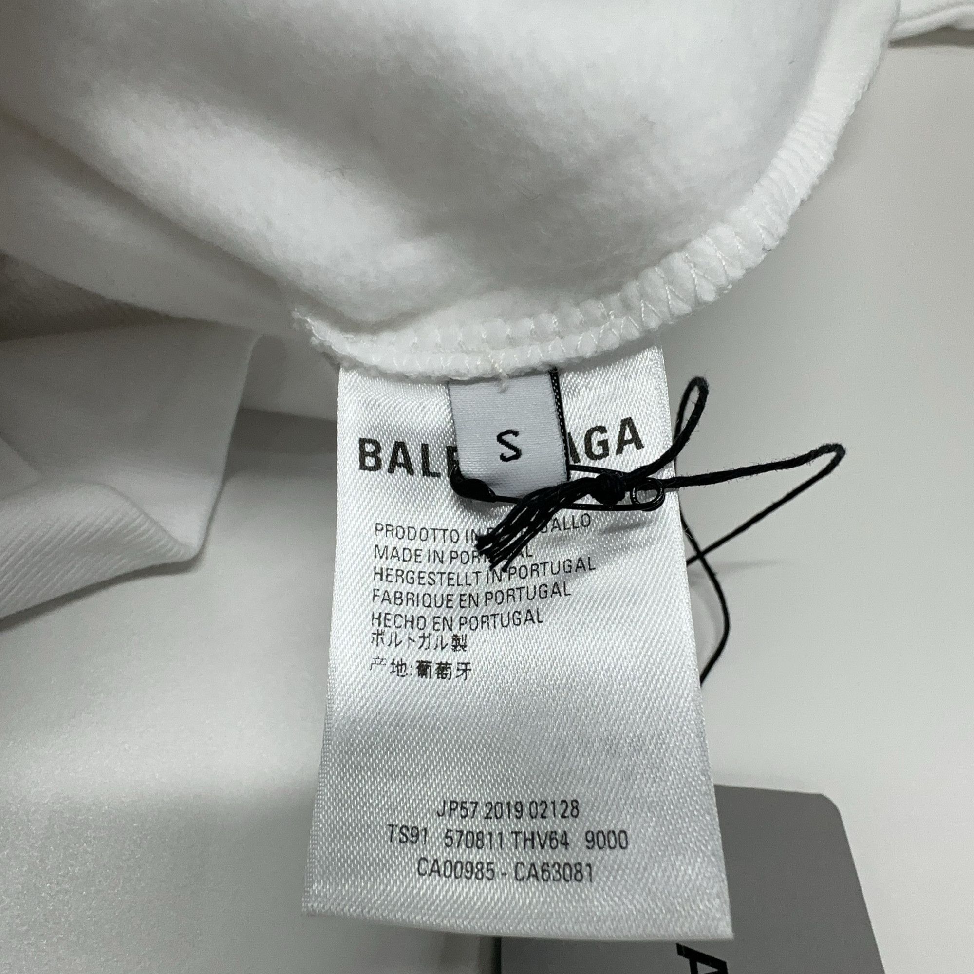 Balenciaga Balenciaga BB Logo Hoodie White Size S Size US S / EU 44-46 / 1 - 6 Thumbnail