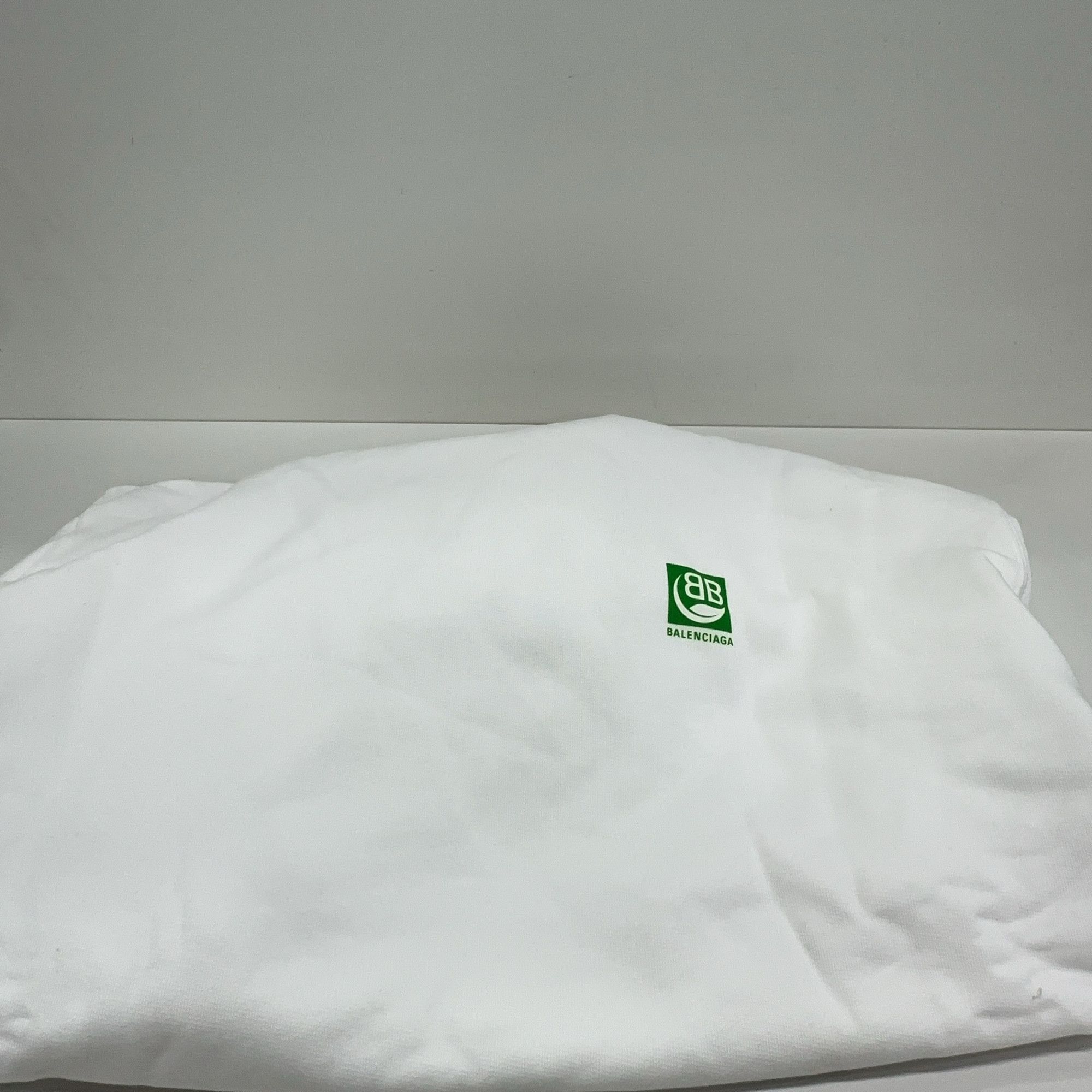 Balenciaga Balenciaga BB Logo Hoodie White Size S Size US S / EU 44-46 / 1 - 7 Thumbnail