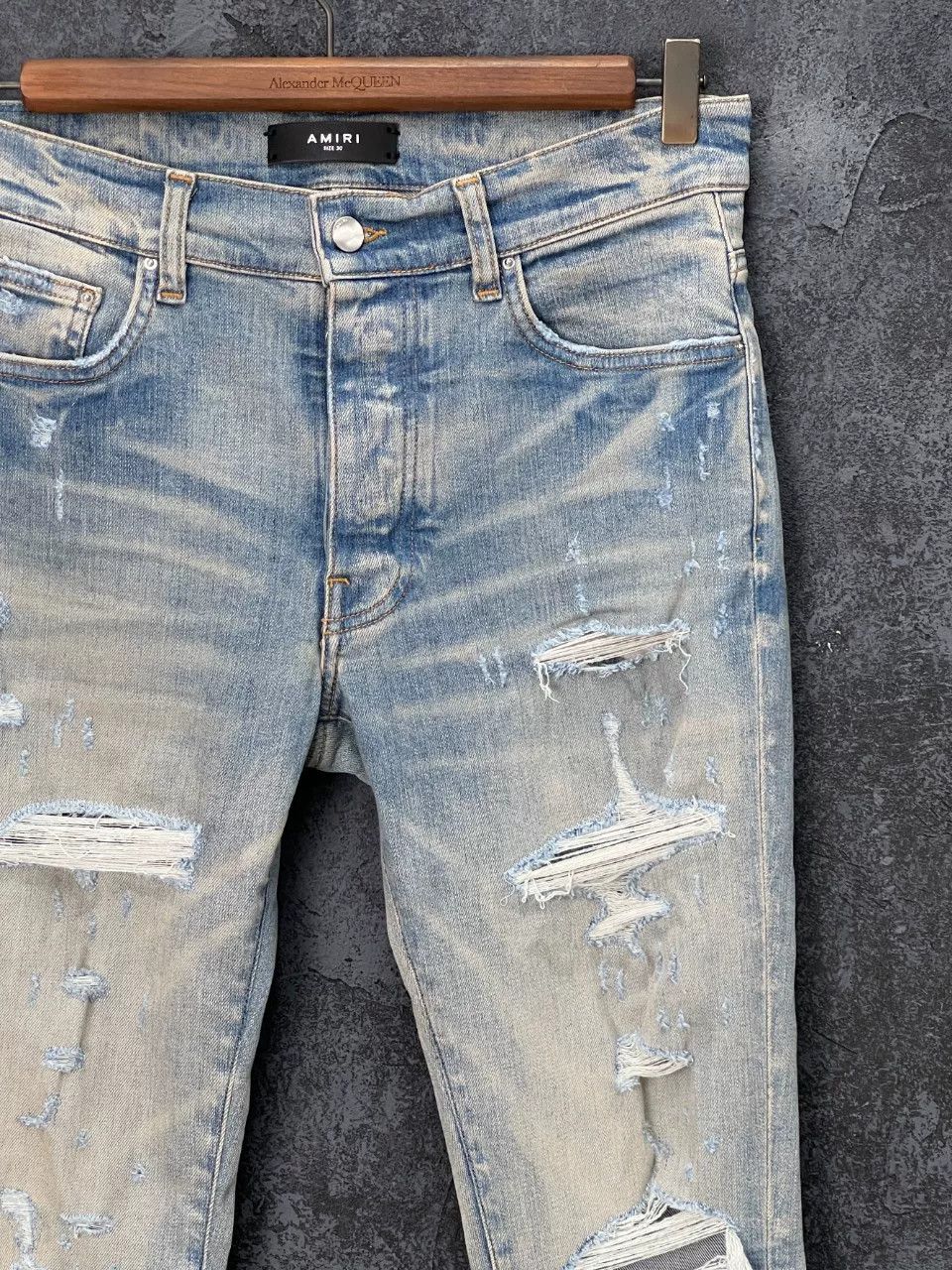 Amiri Amiri Denim Blue Casual Pants 30 Men Size US 30 / EU 46 - 3 Thumbnail