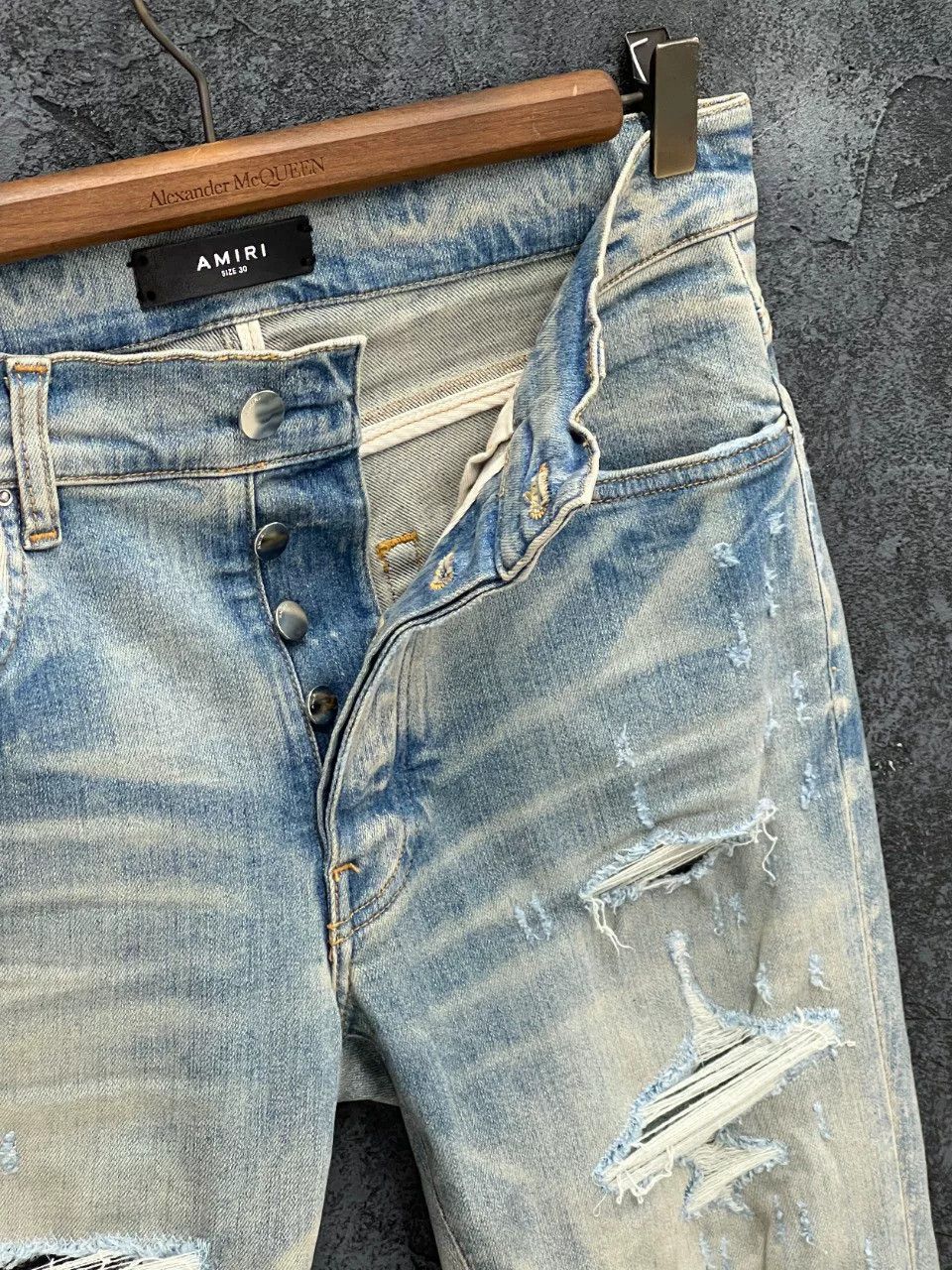 Amiri Amiri Denim Blue Casual Pants 30 Men Size US 30 / EU 46 - 5 Thumbnail