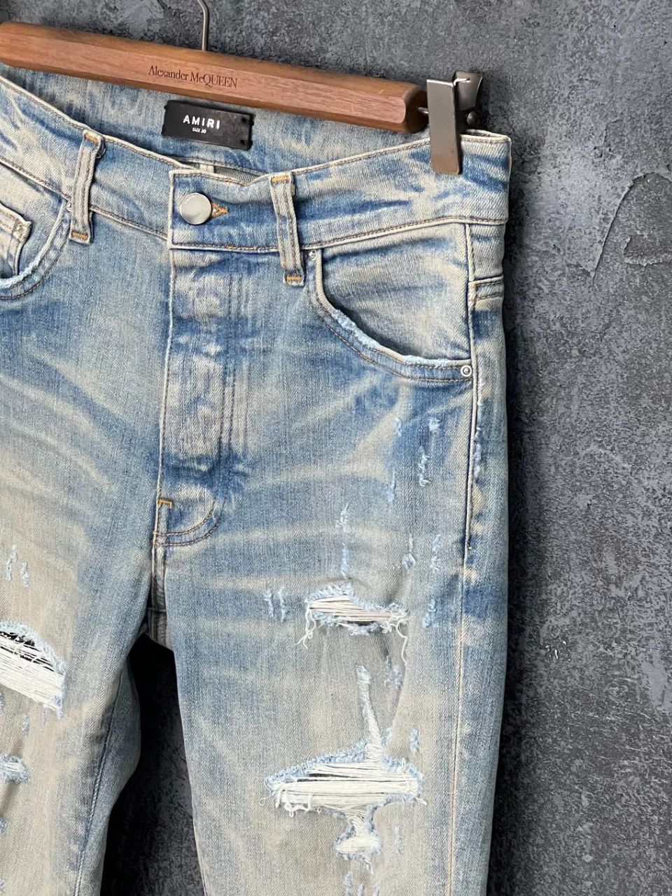 Amiri Amiri Denim Blue Casual Pants 30 Men Size US 30 / EU 46 - 4 Thumbnail