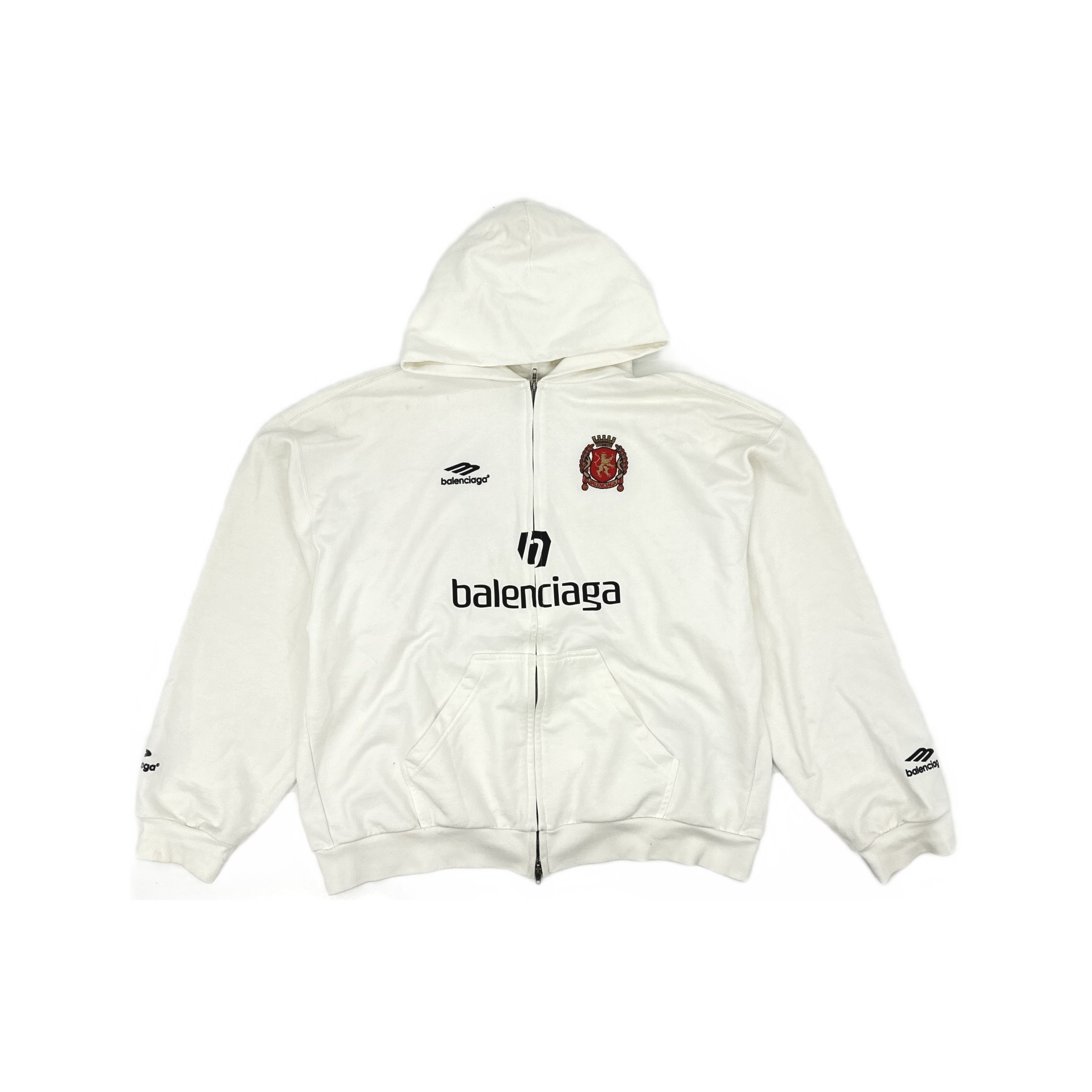 Balenciaga Balenciaga Tokyo Soccer Zip-up Hoodie L Size US L / EU 52-54 / 3 - 2 Thumbnail