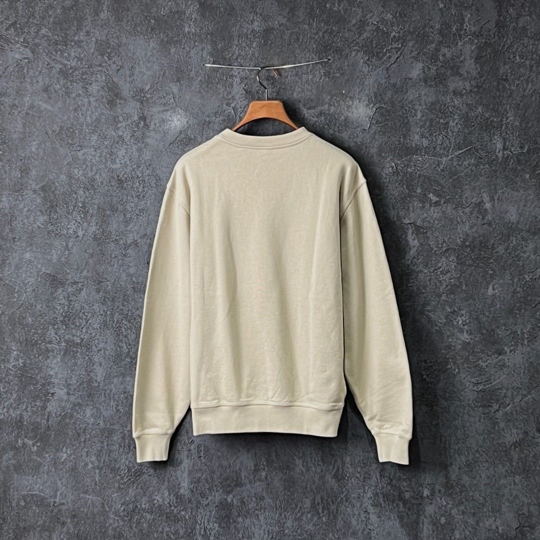 Burberry Burberry Cotton Beige Hoodie m Men Size US M / EU 48-50 / 2 - 2 Thumbnail