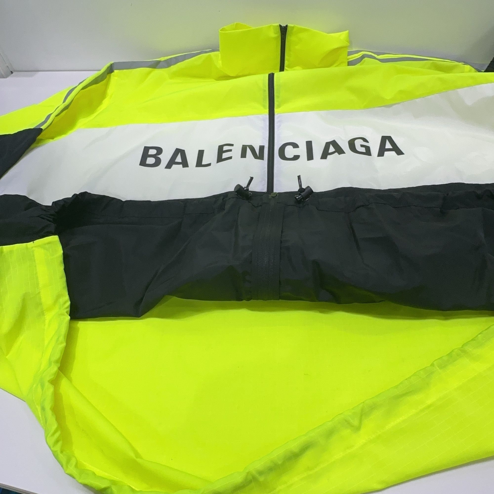 Balenciaga Balenciaga Colorblock Logo Track Jacket 38 Size US S / EU 44-46 / 1 - 8 Thumbnail