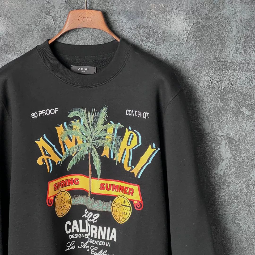 Amiri Amiri Cotton Printed Hoodie l Men Size US L / EU 52-54 / 3 - 3 Thumbnail