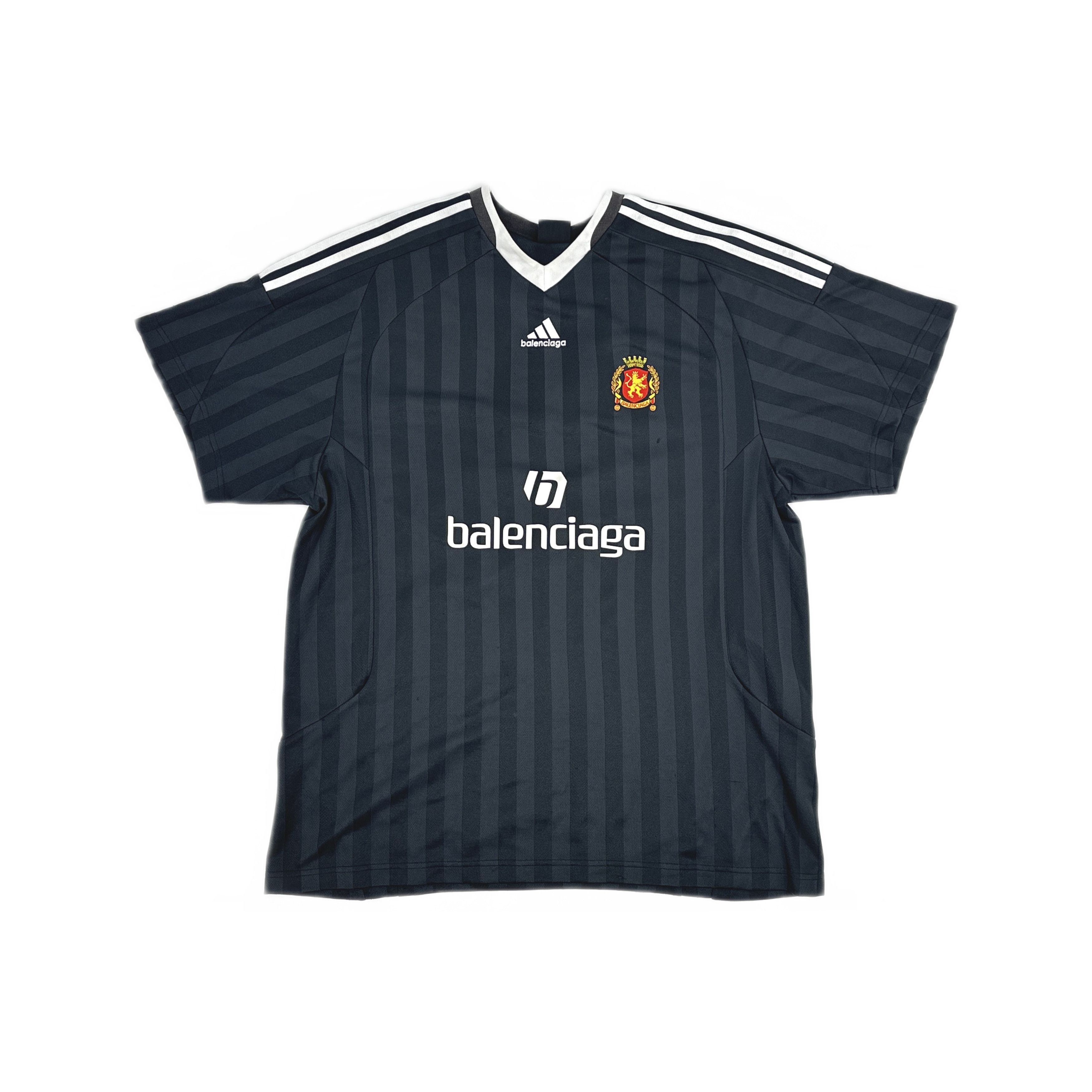 Balenciaga Balenciaga x adidas Striped Soccer Jersey Size 2 Size US M / EU 48-50 / 2 - 2 Thumbnail