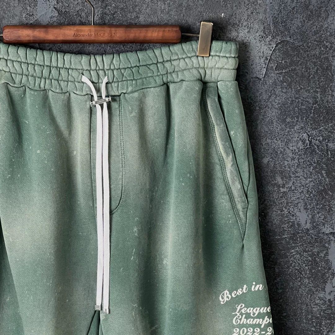 Amiri Amiri Cotton Green Shorts 32 Men Size US 32 / EU 48 - 6 Thumbnail