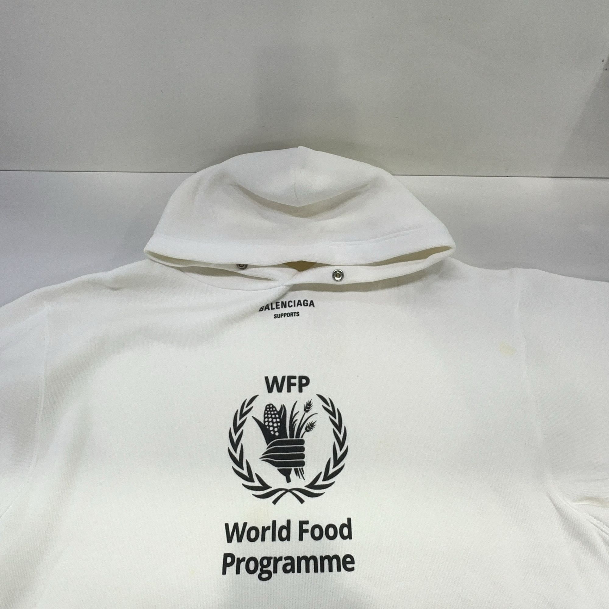 Balenciaga Balenciaga WFP World Food Programme Hoodie XS Size US XS / EU 42 / 0 - 8 Thumbnail