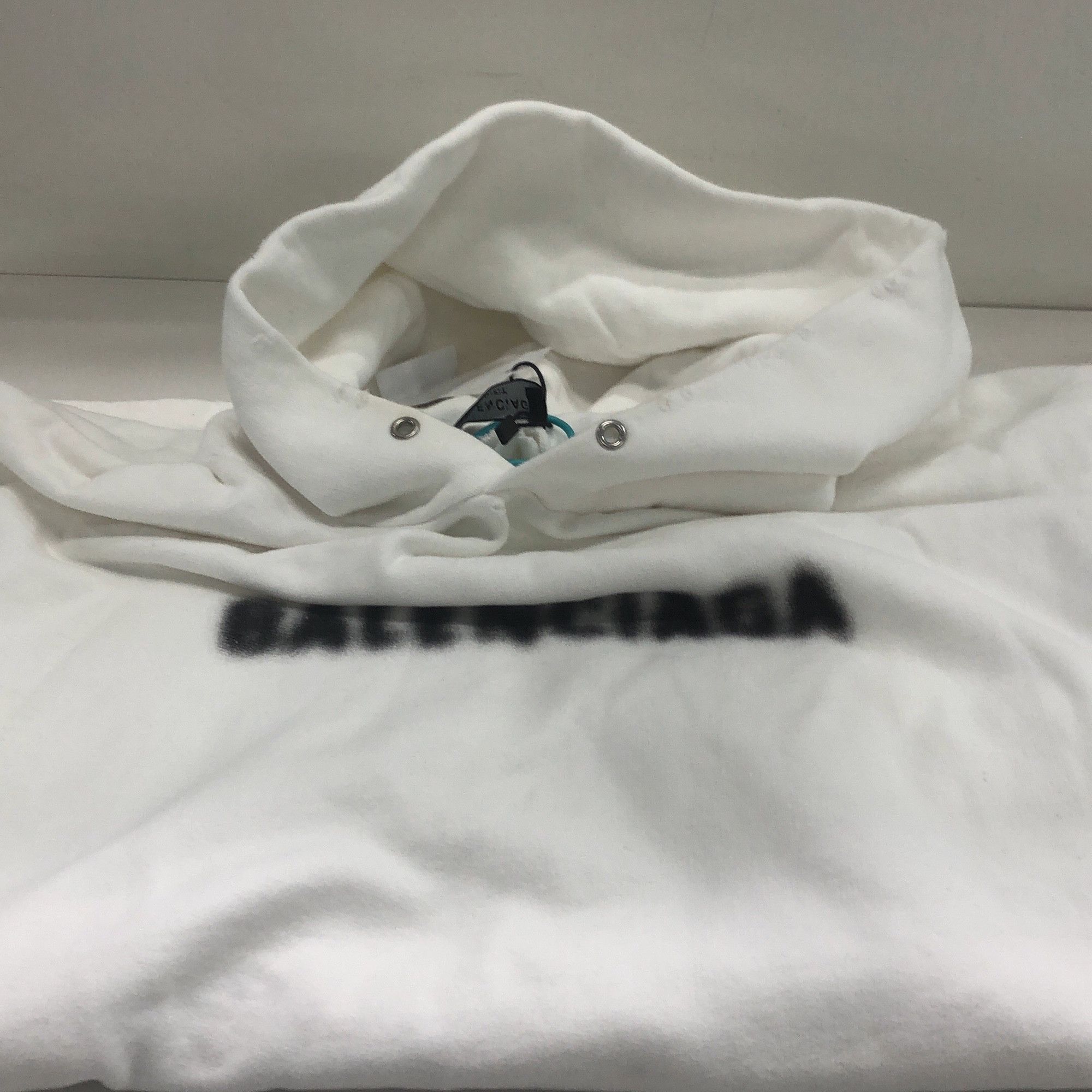 Balenciaga Balenciaga Blurred Logo Hoodie L Size US L / EU 52-54 / 3 - 8 Thumbnail