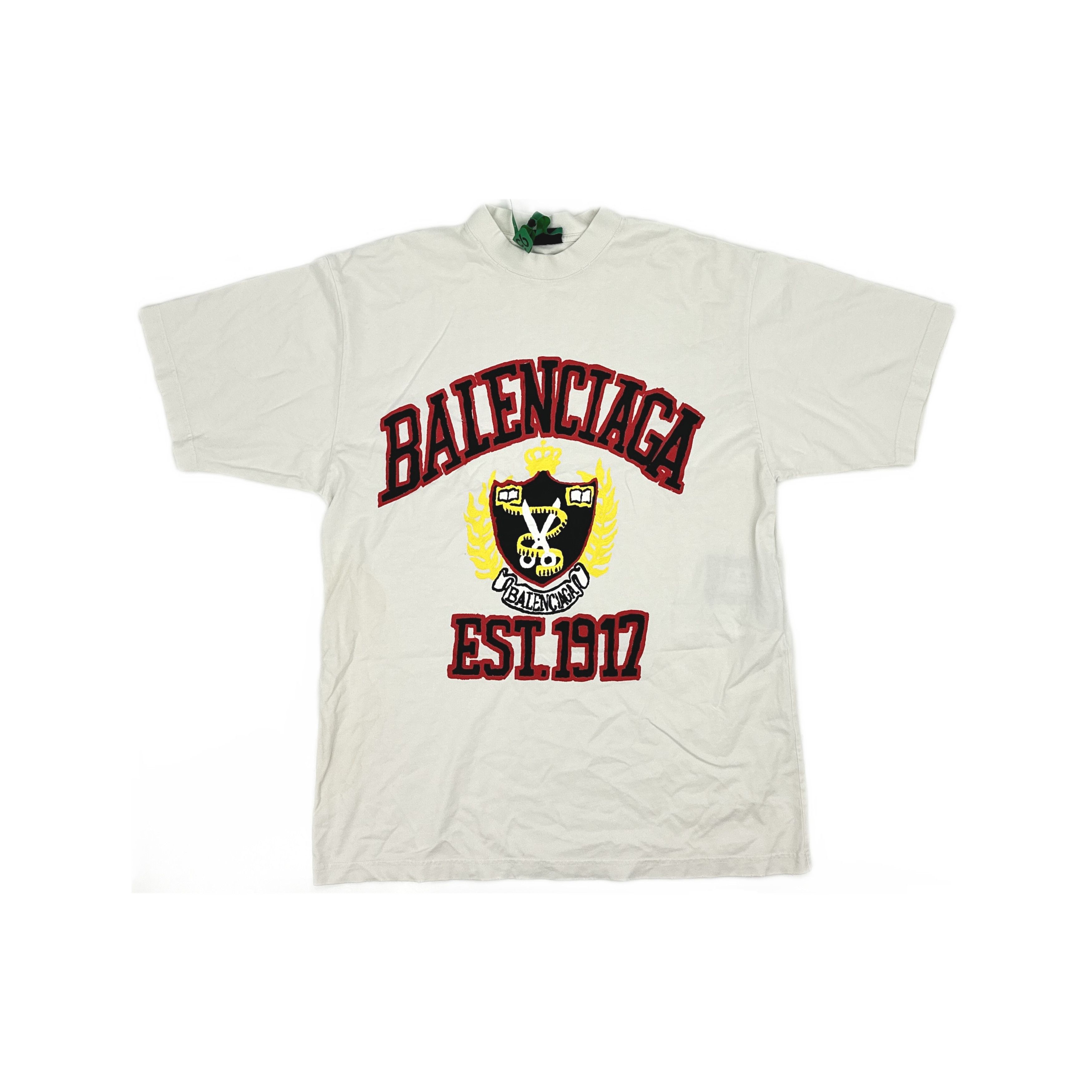 Balenciaga Balenciaga Graphic Logo Print T-Shirt S Size US S / EU 44-46 / 1 - 2 Thumbnail