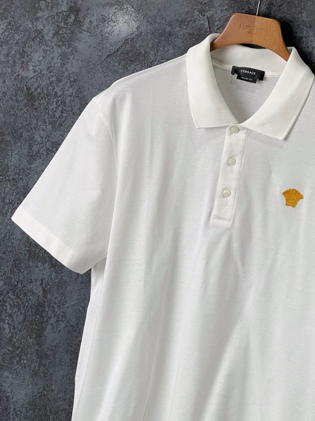 Versace Versace Cotton Embroidered Polo xl Men Size US XL / EU 56 / 4 - 4 Thumbnail