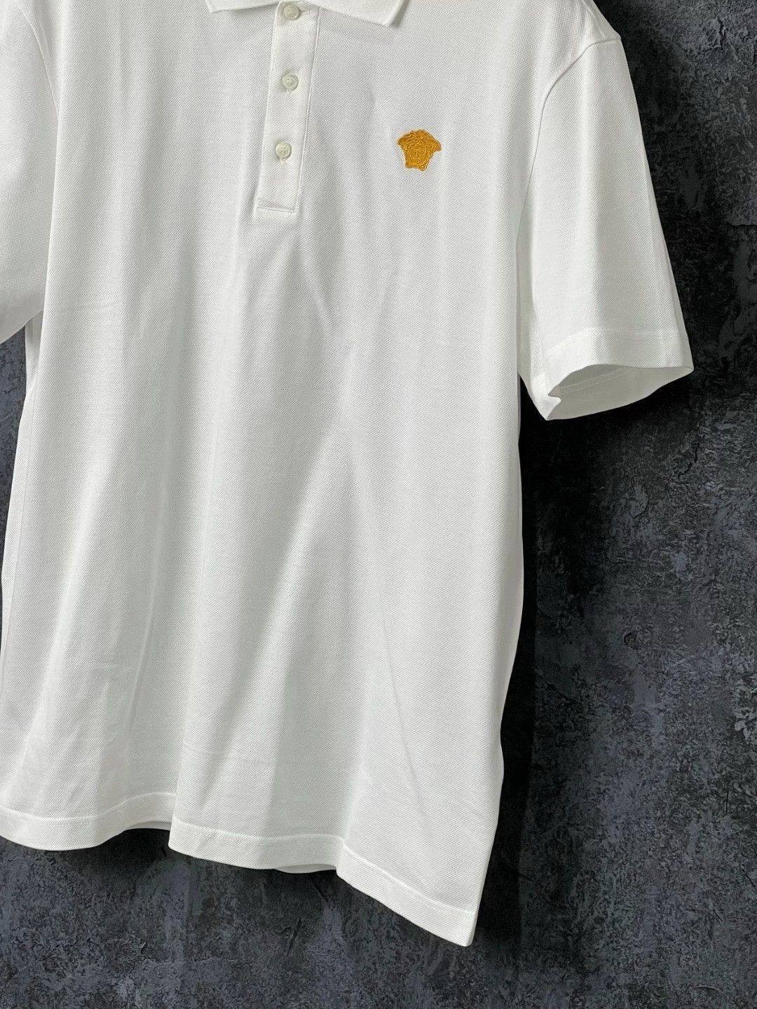 Versace Versace Cotton Embroidered Polo xl Men Size US XL / EU 56 / 4 - 6 Thumbnail