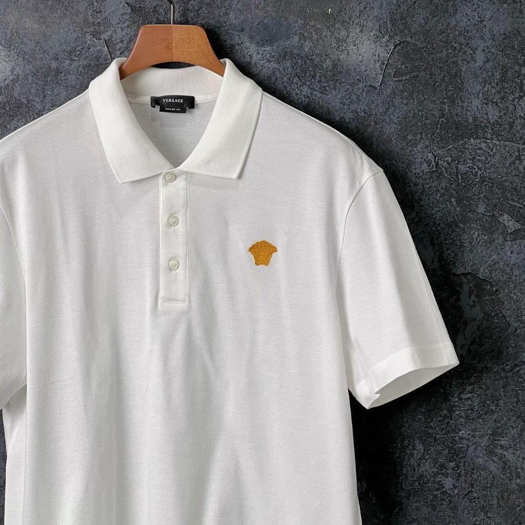 Versace Versace Cotton Embroidered Polo xl Men Size US XL / EU 56 / 4 - 3 Thumbnail