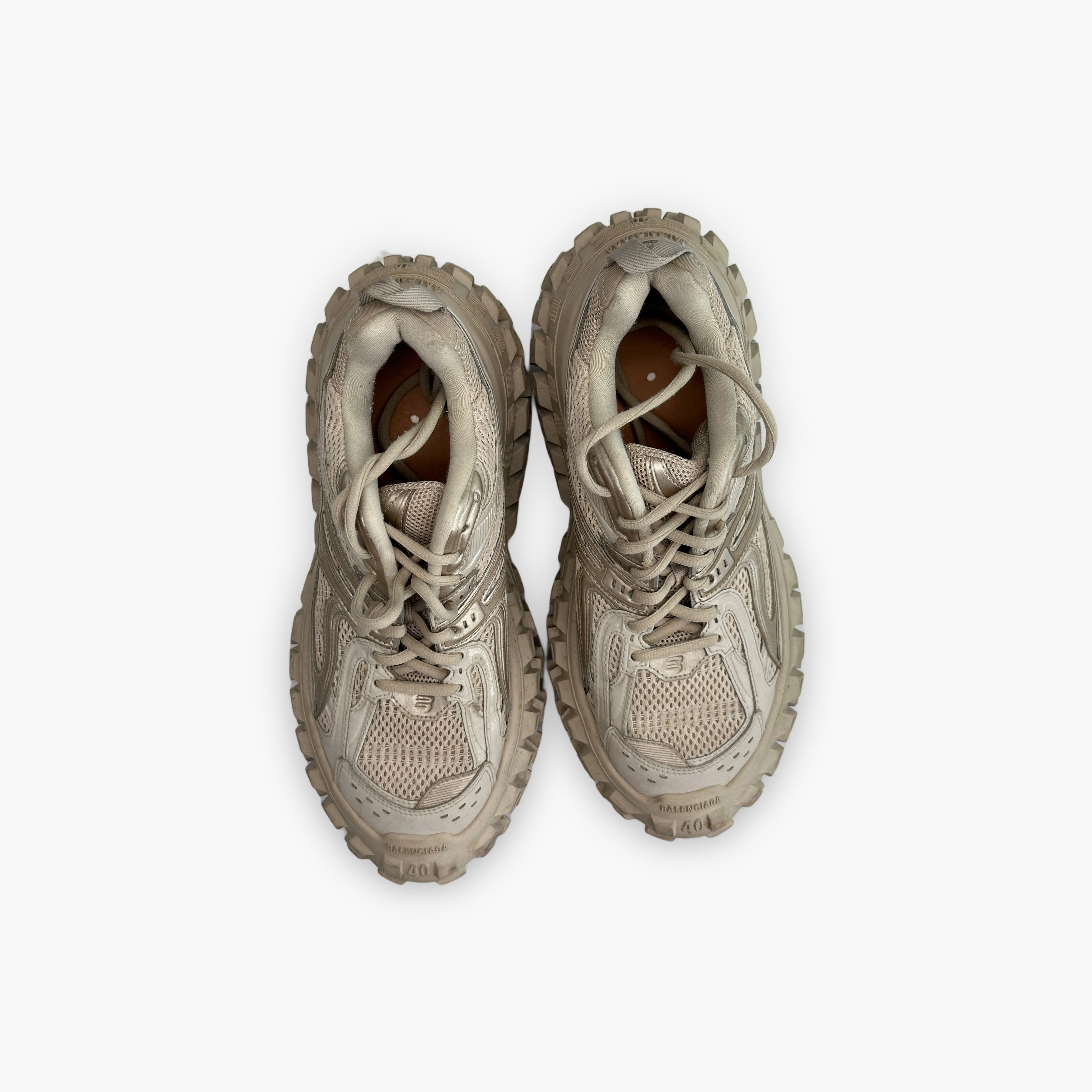 Balenciaga Balenciaga Beige Bouncer Tire Sneakers 40 Size US 7 / EU 40 - 10 Thumbnail