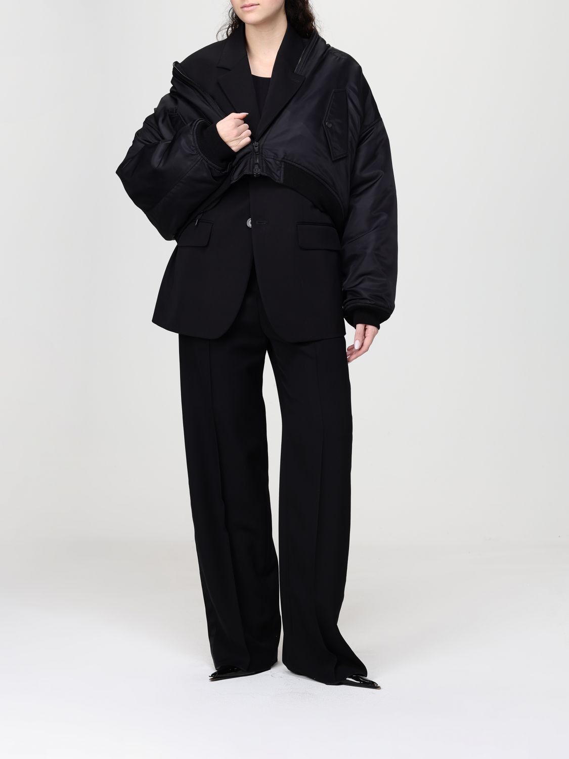 Balenciaga Balenciaga Jacket Woman Black Size XXS / US 00 / IT 34 - 2 Thumbnail