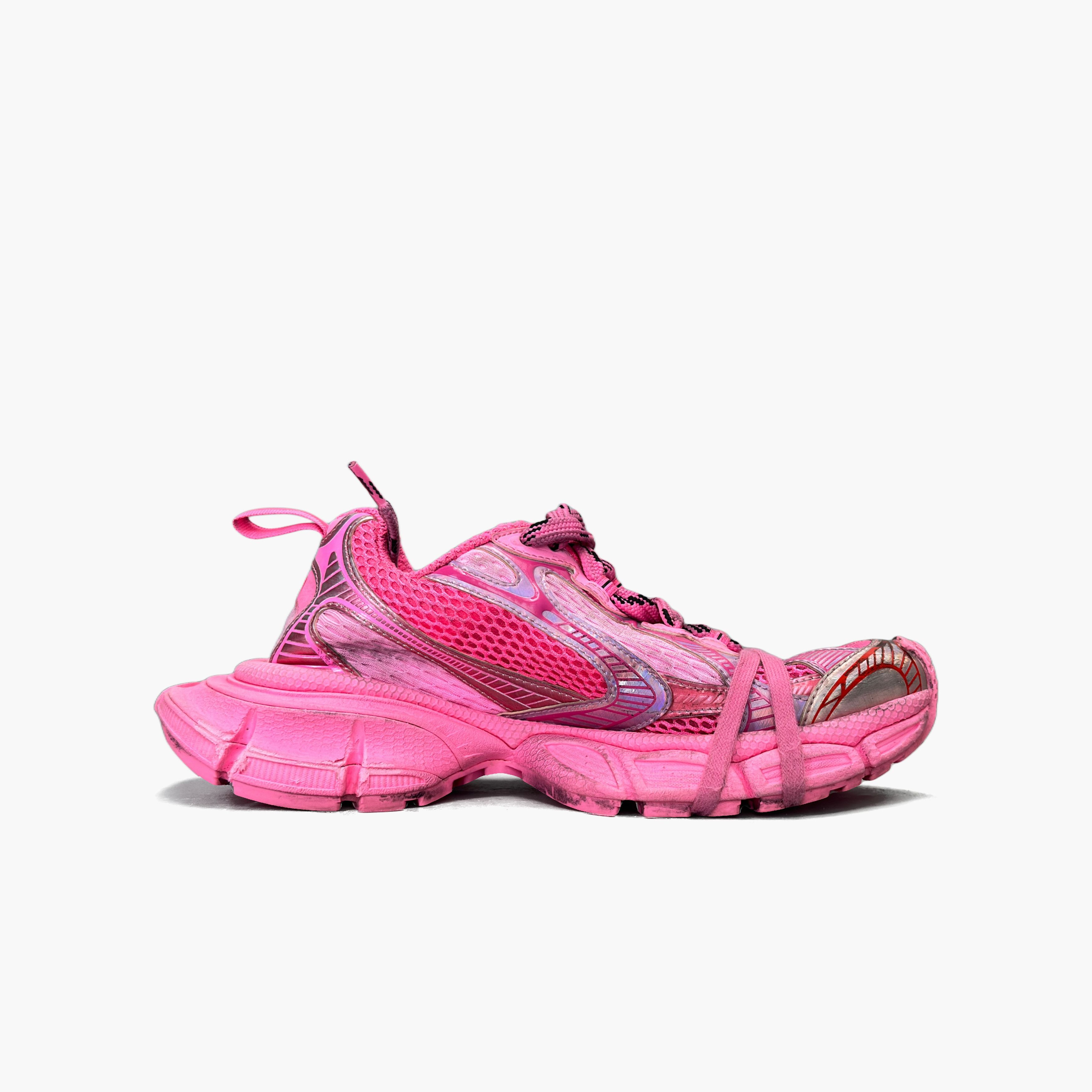 Balenciaga Balenciaga Pink 3XL Low-Top Sneakers 37 Size US 7 / IT 37 - 3 Thumbnail