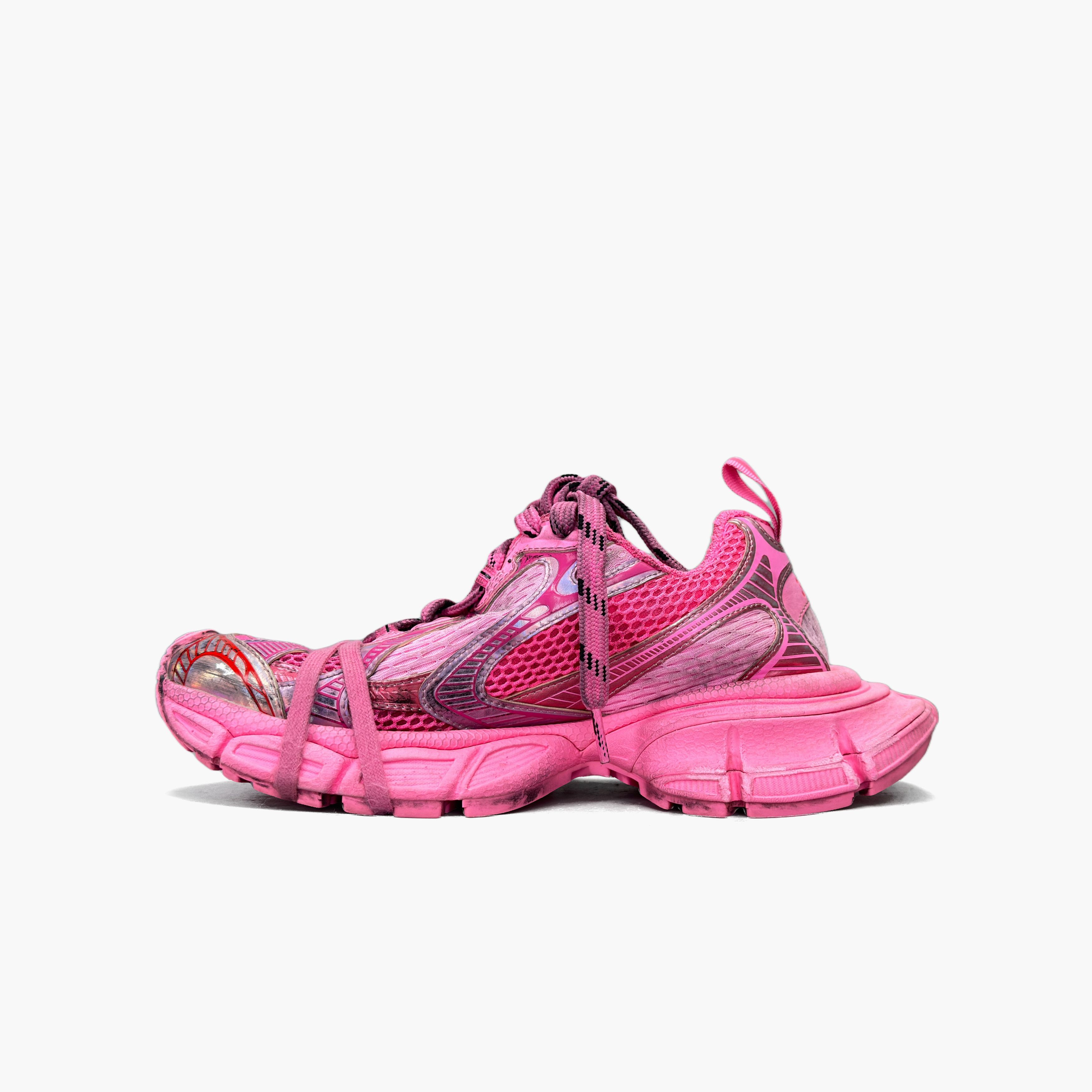 Balenciaga Balenciaga Pink 3XL Low-Top Sneakers 37 Size US 7 / IT 37 - 4 Thumbnail