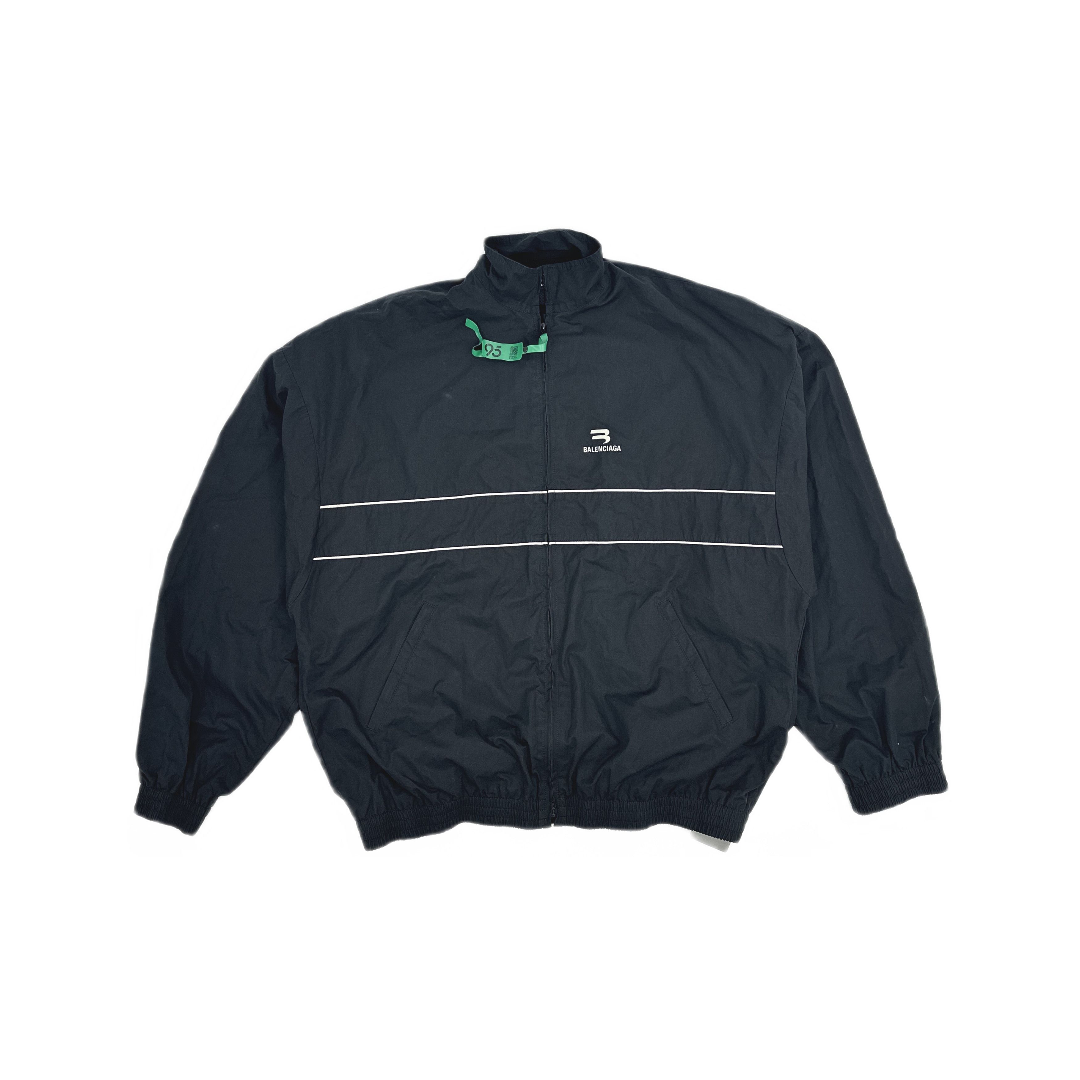 Balenciaga Balenciaga SS22 Logo Homewear Track Jacket 50 Size US M / EU 48-50 / 2 - 2 Thumbnail