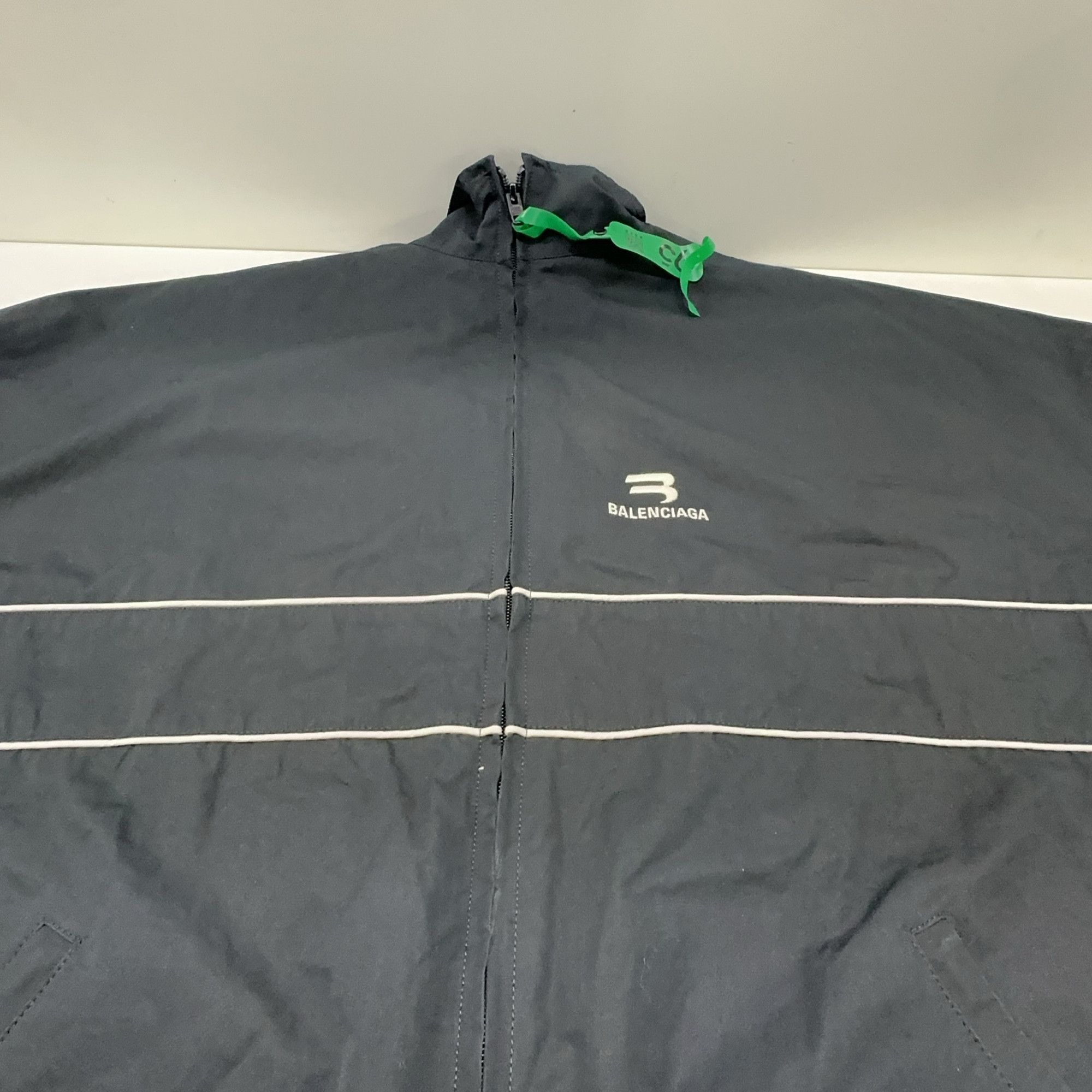 Balenciaga Balenciaga SS22 Logo Homewear Track Jacket 50 Size US M / EU 48-50 / 2 - 10 Thumbnail