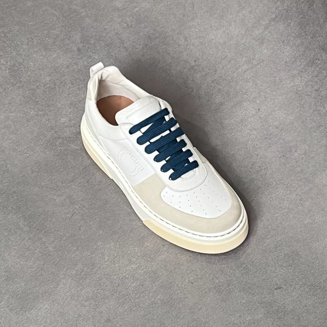 Salvatore Ferragamo Salvatore Ferragamo Leather White Lowtop Sneakers 6 Men Size US 6 / EU 39 - 5 Thumbnail