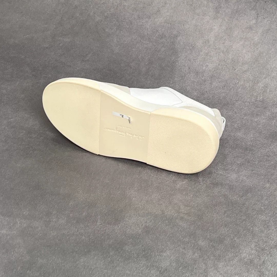 Salvatore Ferragamo Salvatore Ferragamo Leather White Lowtop Sneakers 6 Men Size US 6 / EU 39 - 6 Thumbnail
