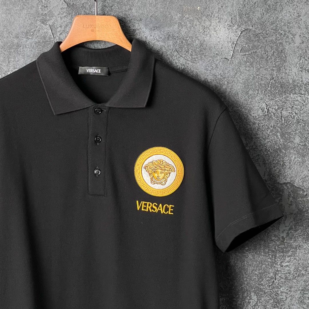 Versace Versace Cotton Embroidered Polo s Men Size US S / EU 44-46 / 1 - 3 Thumbnail